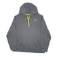 Mens Grey Nike Therma Fit Hoodie Jumper