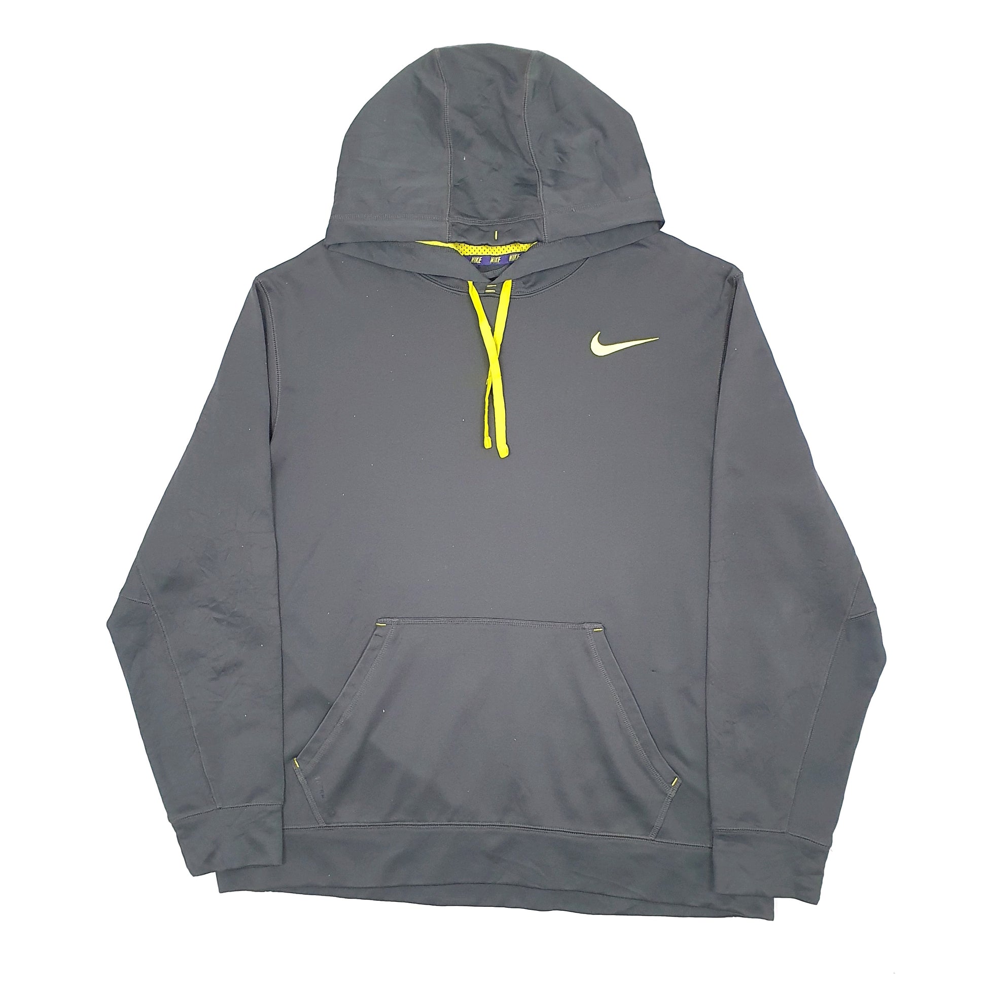 Mens Grey Nike Therma Fit Hoodie Jumper