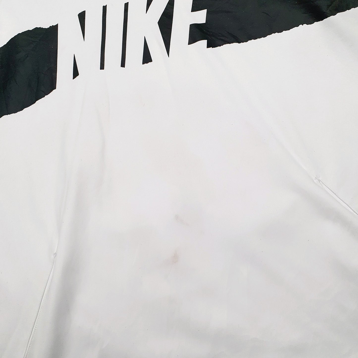 Mens White Nike Spellout Hoodie Jumper