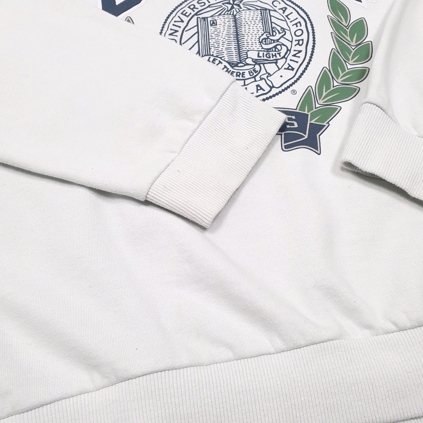 Mens Green UCLA UCLA Bruins University Of California Crewneck Jumper