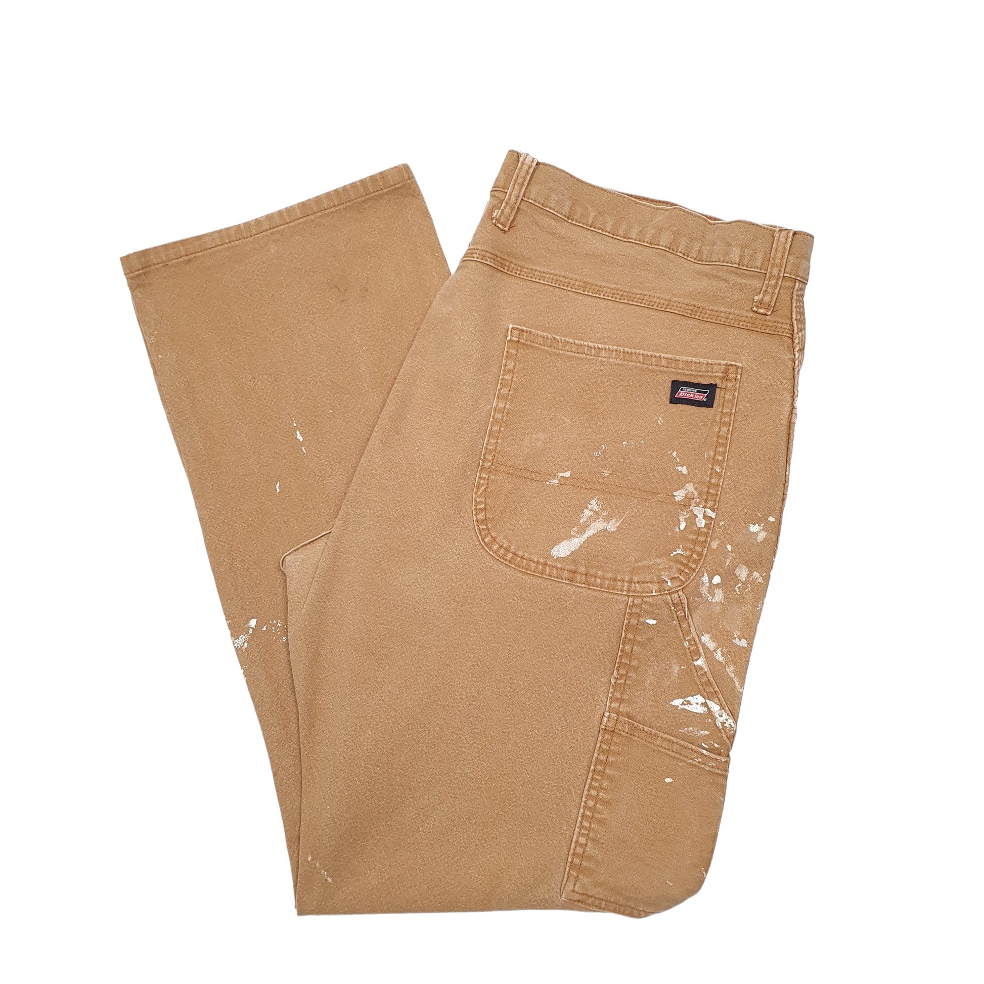 Mens Brown Dickies  Carpenter Trousers