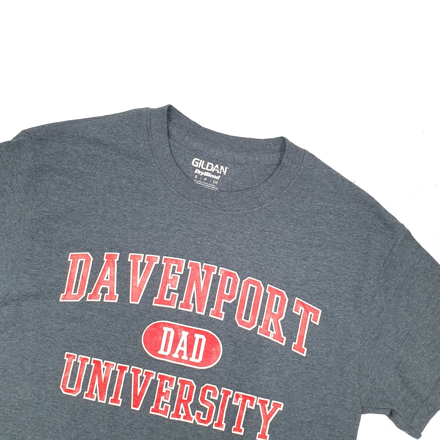 Gildan Davenport University Short Sleeve Polo Shirt Grey