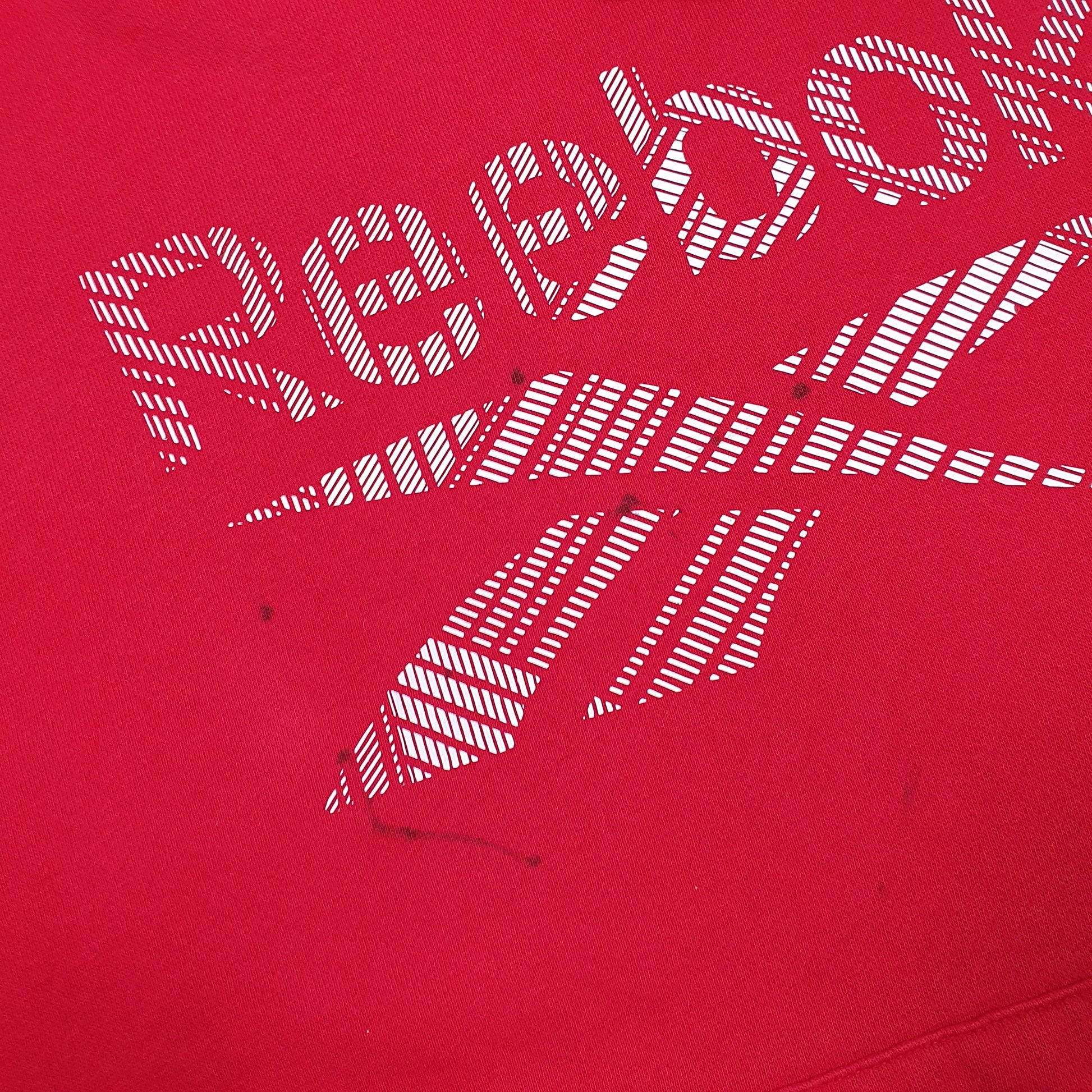 Mens Red Reebok  Hoodie Jumper