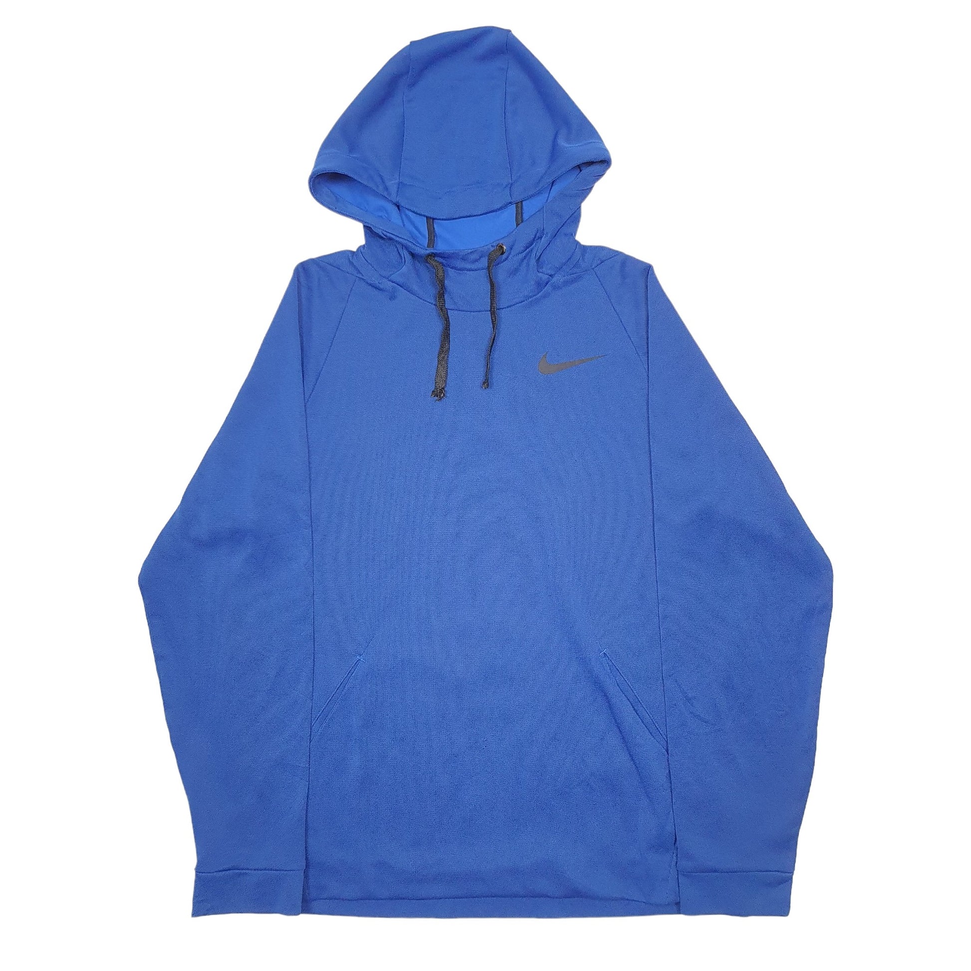 Mens Blue Nike Active Track Running Hoodie Jumper