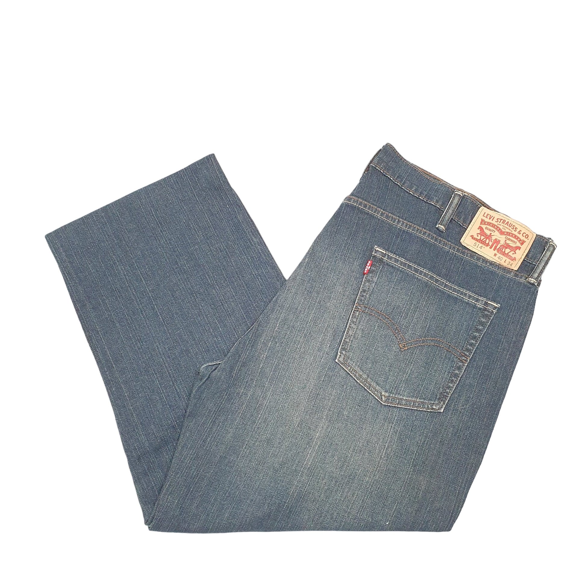 Mens Blue Levis Stretch 514 JeansW40 L24