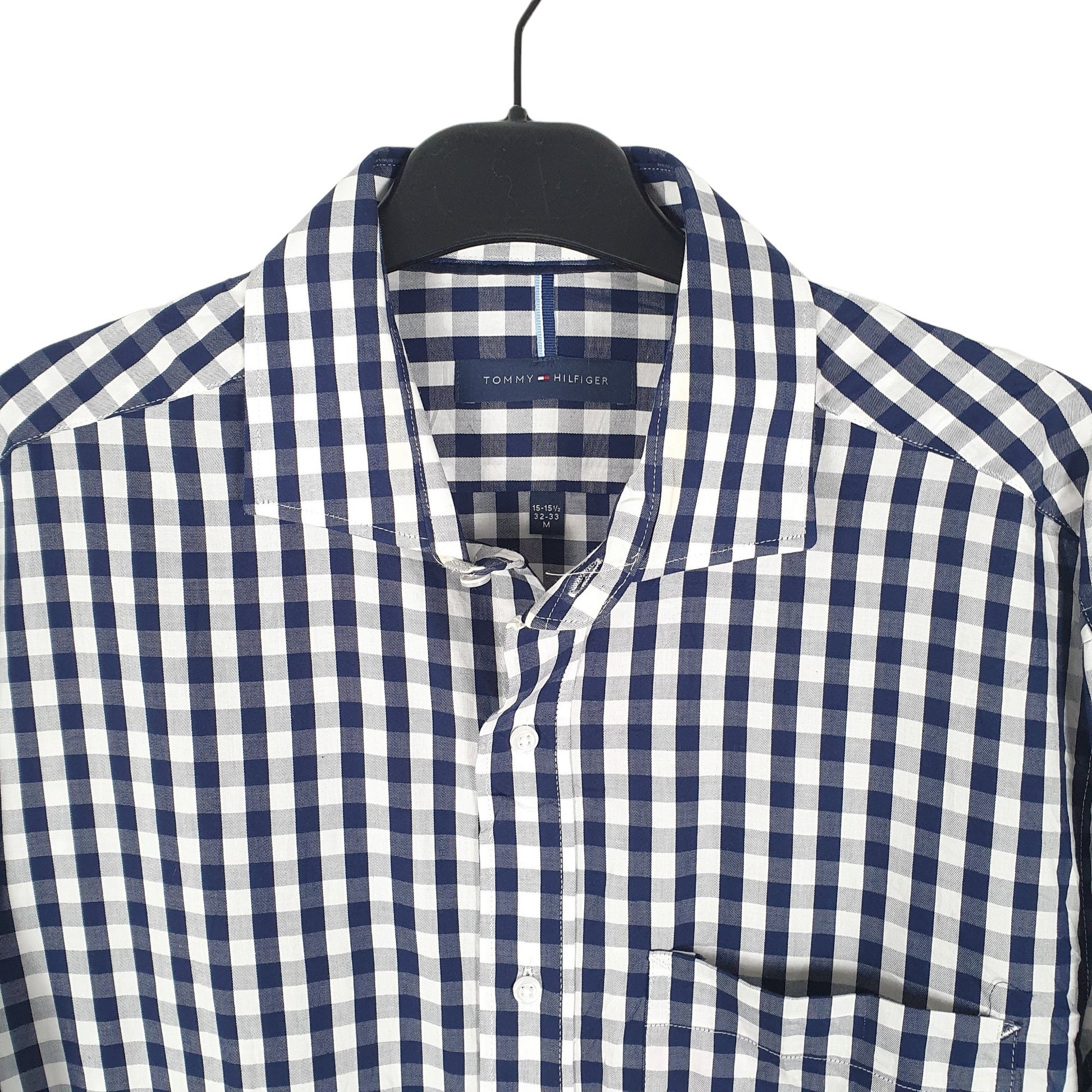 Tommy Hilfiger Long Sleeve Regular Fit Check Shirt White