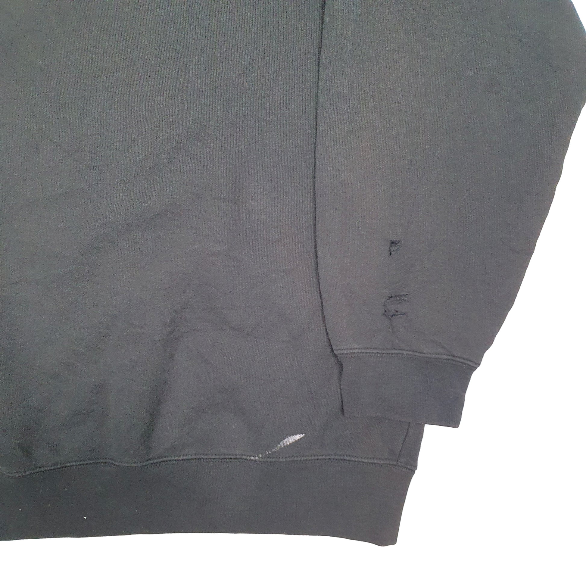 Mens Black Carhartt Spellout Hoodie Jumper