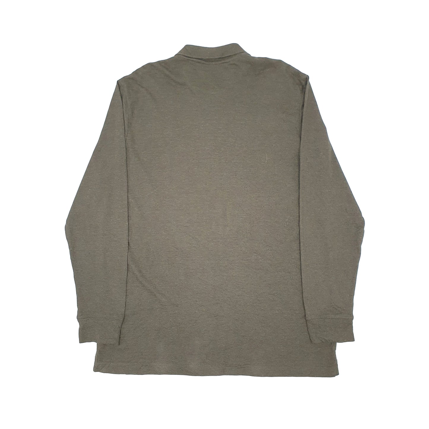 Chaps Long Sleeve Polo Shirt Khaki