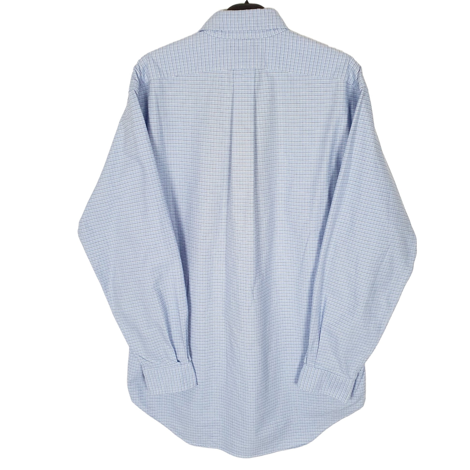 Ralph Lauren Long Sleeve Yarmouth Fit Check Shirt Blue