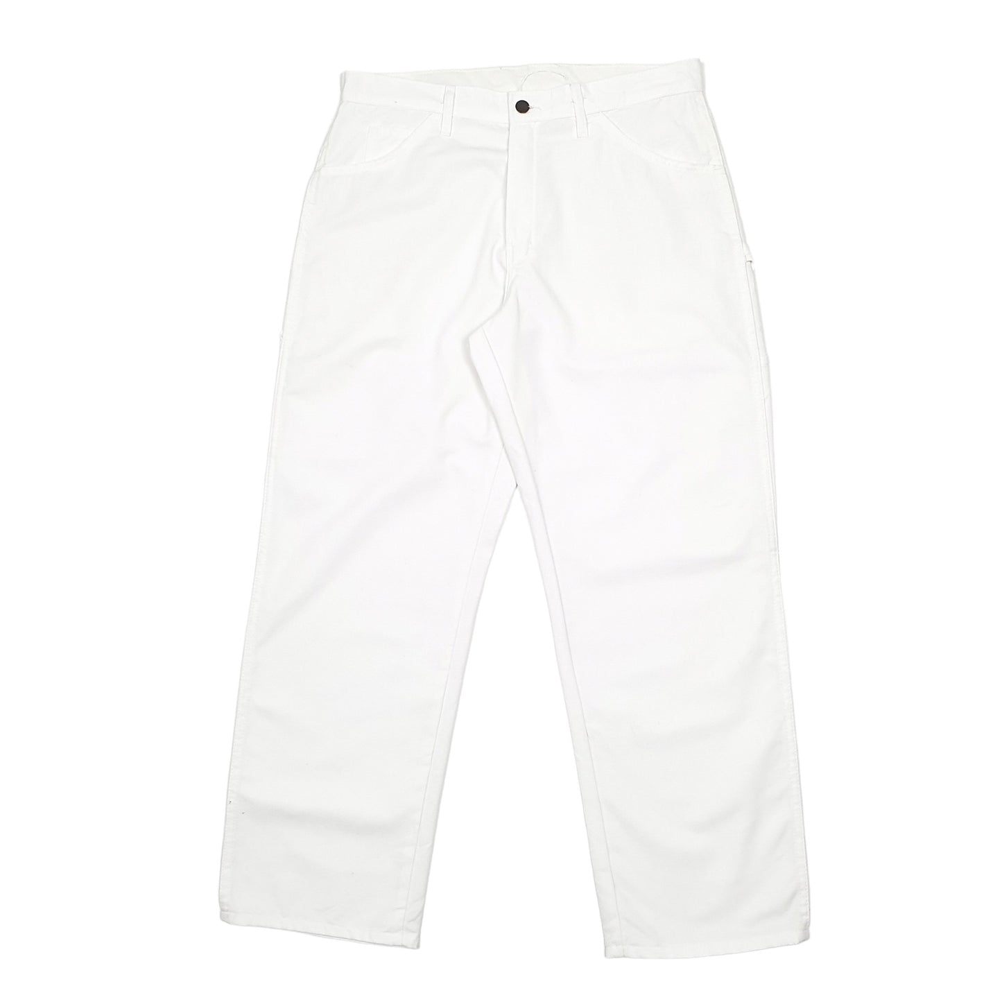 Mens White Dickies  Carpenter Trousers