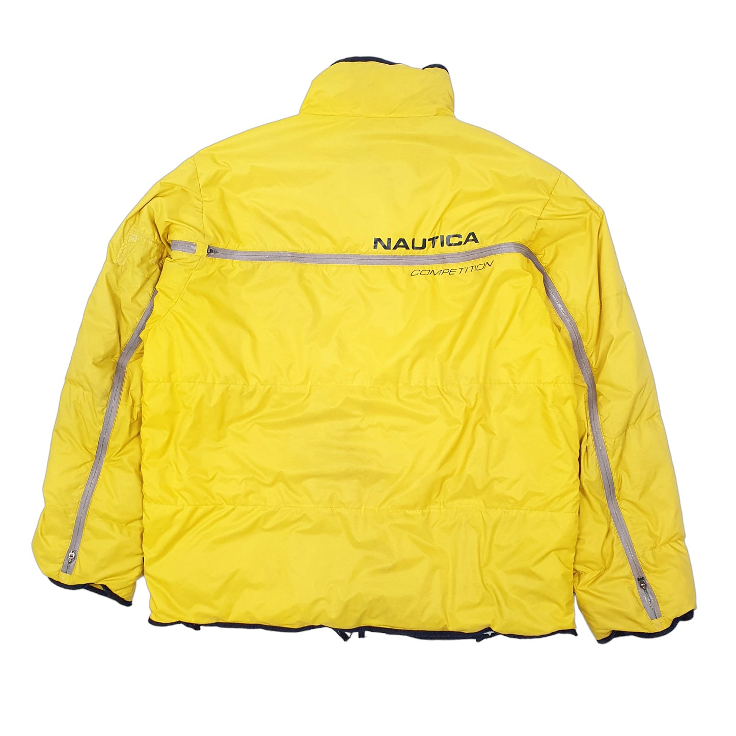 Mens Yellow Nautica Competition Sailing  Coat
