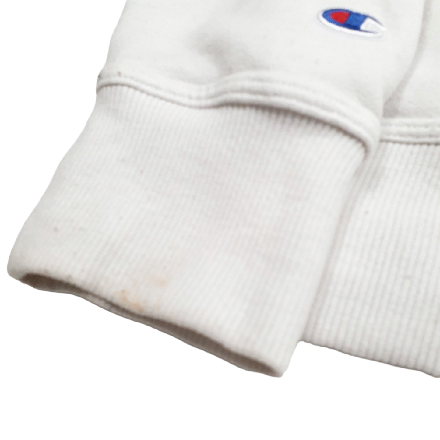 Mens White Champion  Hoodie Jumper