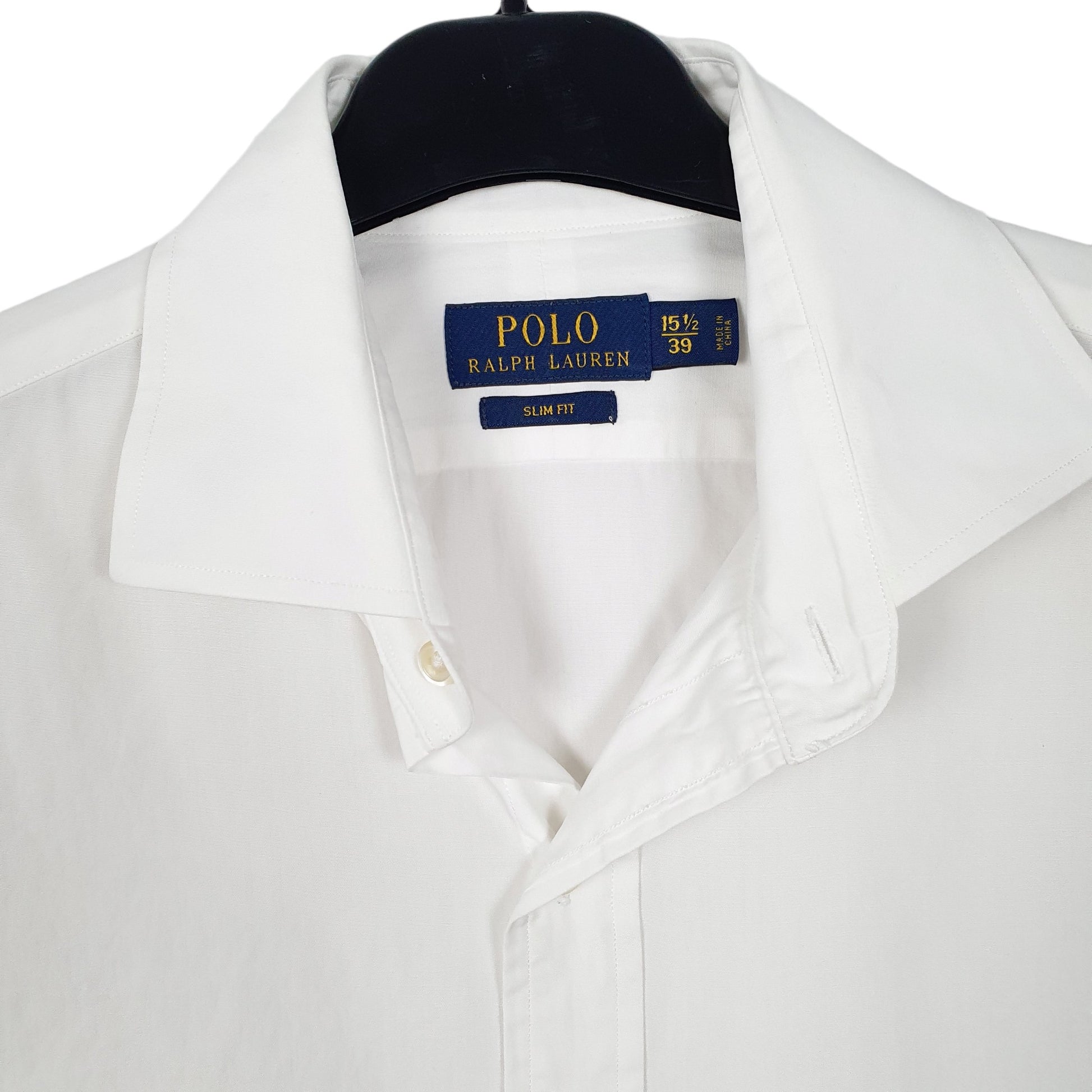 Mens White Ralph Lauren Oxford Long Sleeve Shirt