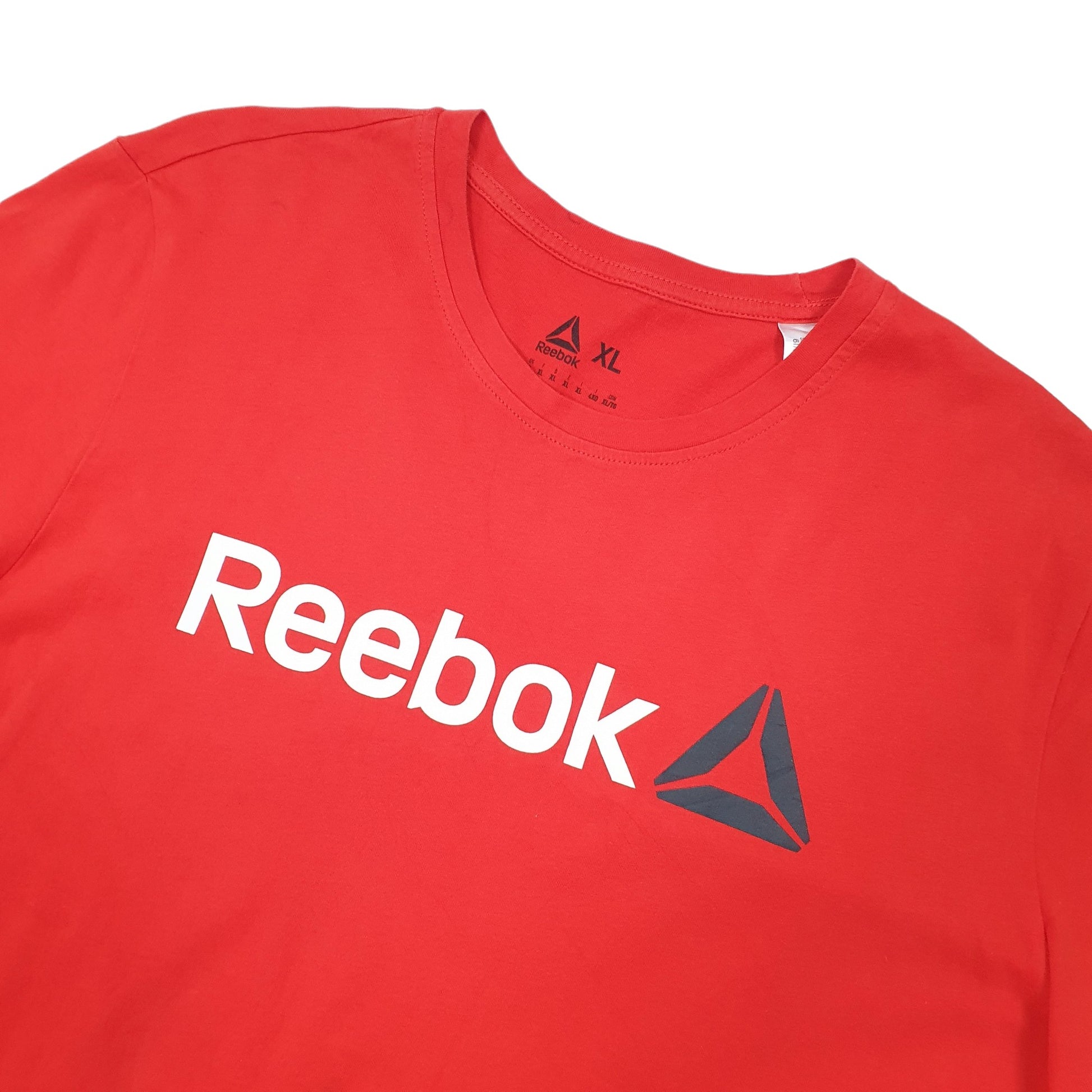 Reebok Short Sleeve T Shirt Red