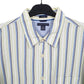 Tommy Hilfiger Long Sleeve Regular Fit Pinstripe Shirt Green