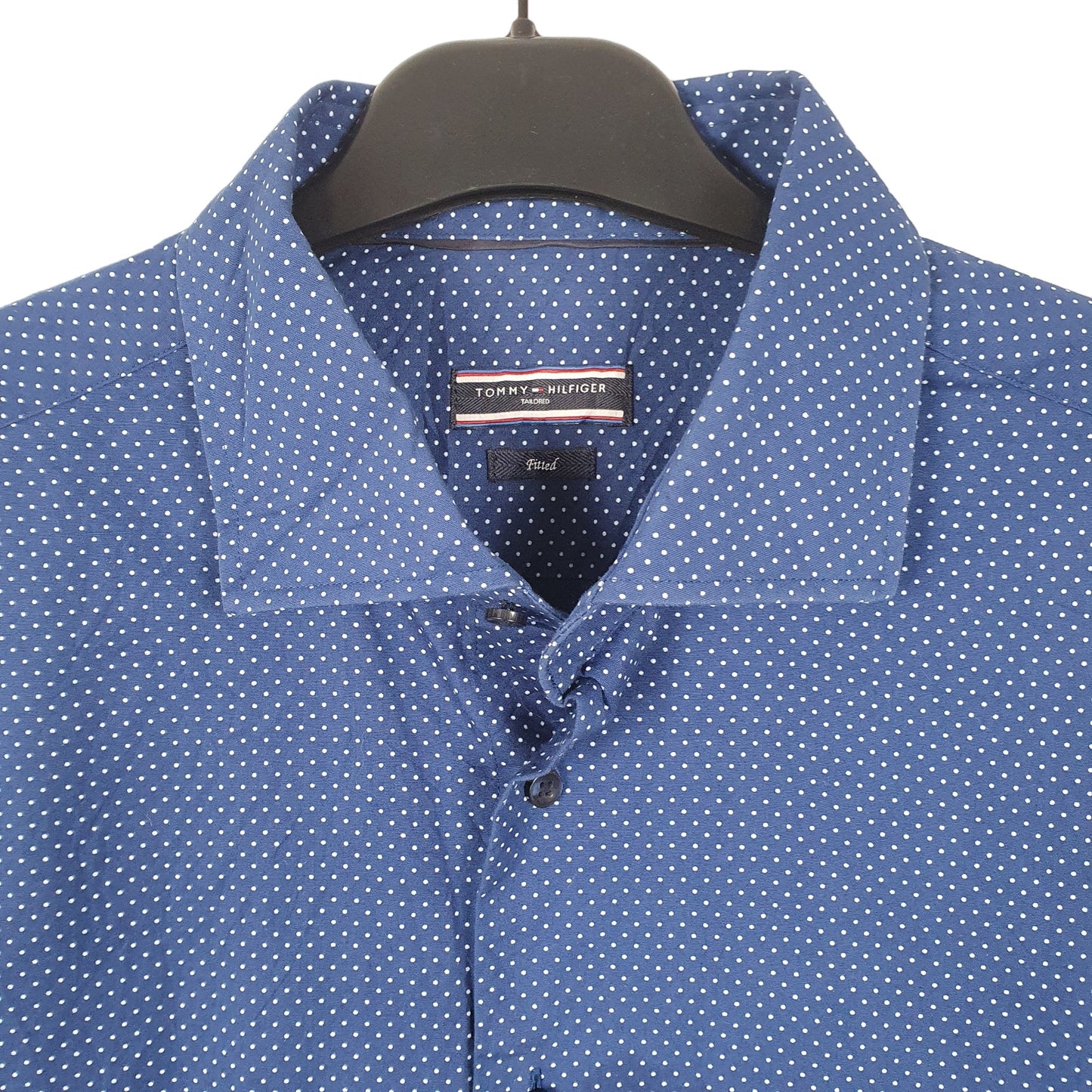 Tommy Hilfiger Long Sleeve Regular Fit Gingham Shirt Navy