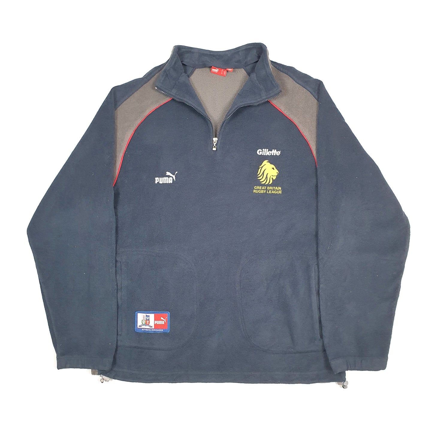 Puma Rugby League Quarter Zip Fleece XL Navy