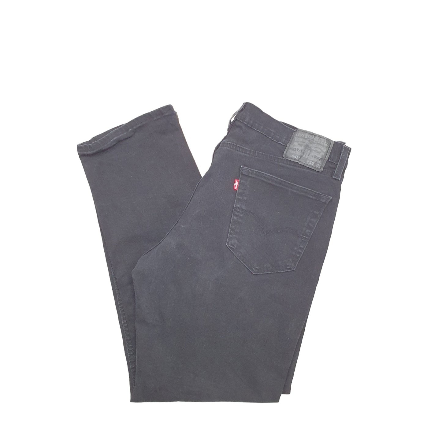 Levis 541 Tapered Fit Jeans W36 L32 Black
