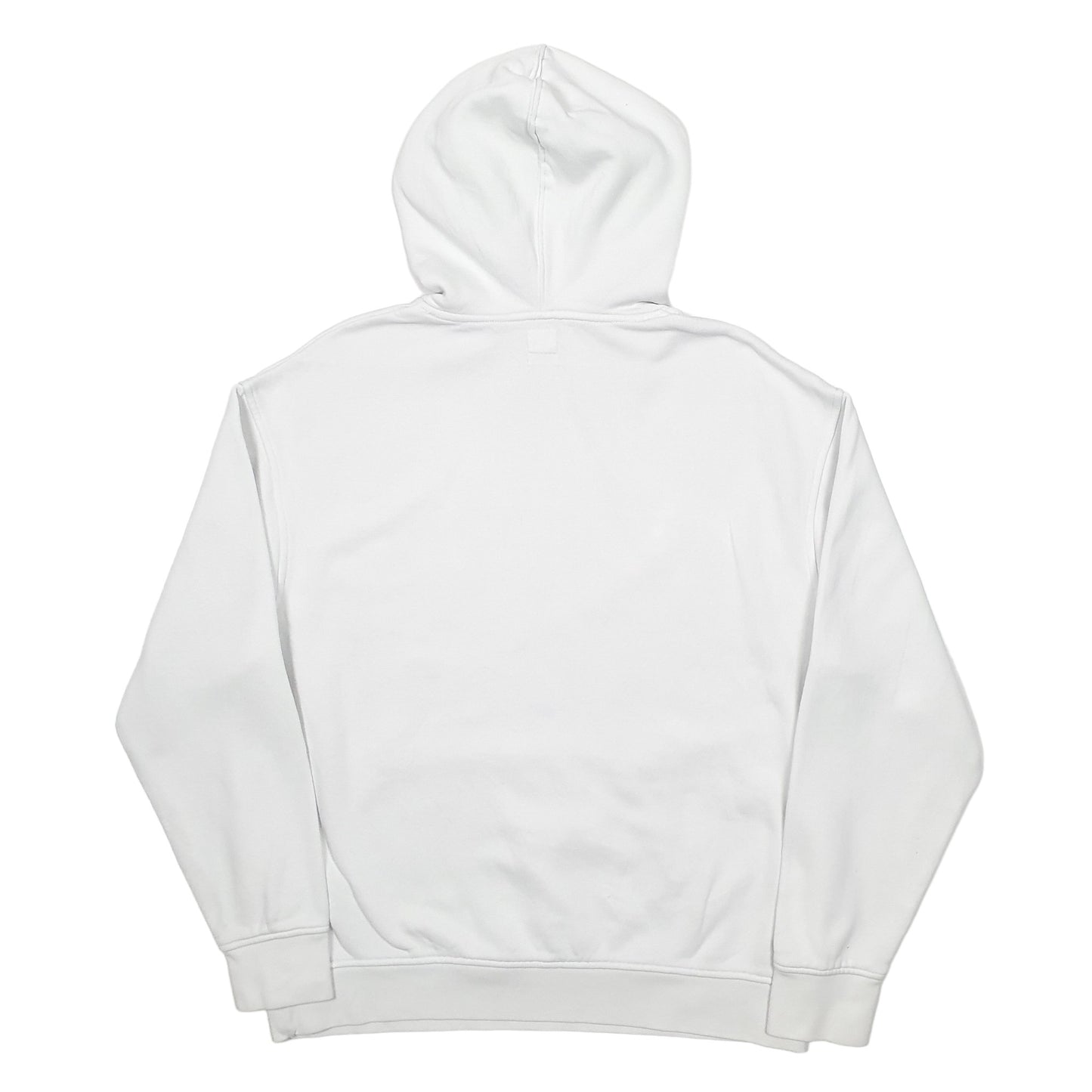 Mens White Levis Spellout Hoodie Jumper