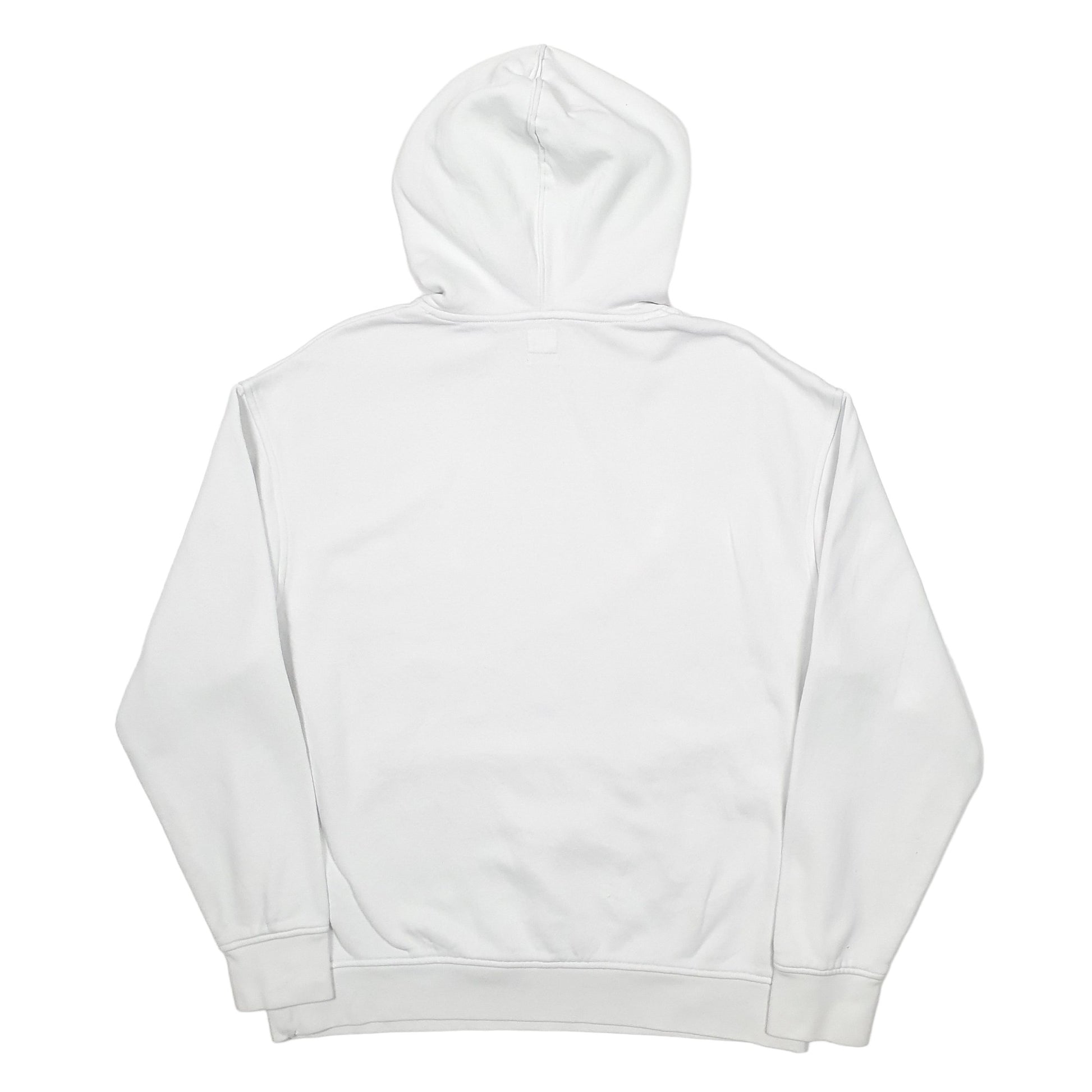 Mens White Levis Spellout Hoodie Jumper