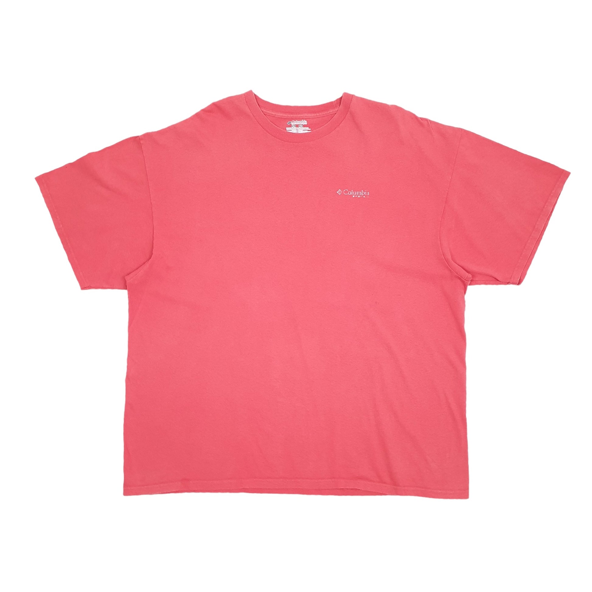 Mens Red Columbia Sportswear PFG Performance Fishing Gear Short Sleeve T Shirt