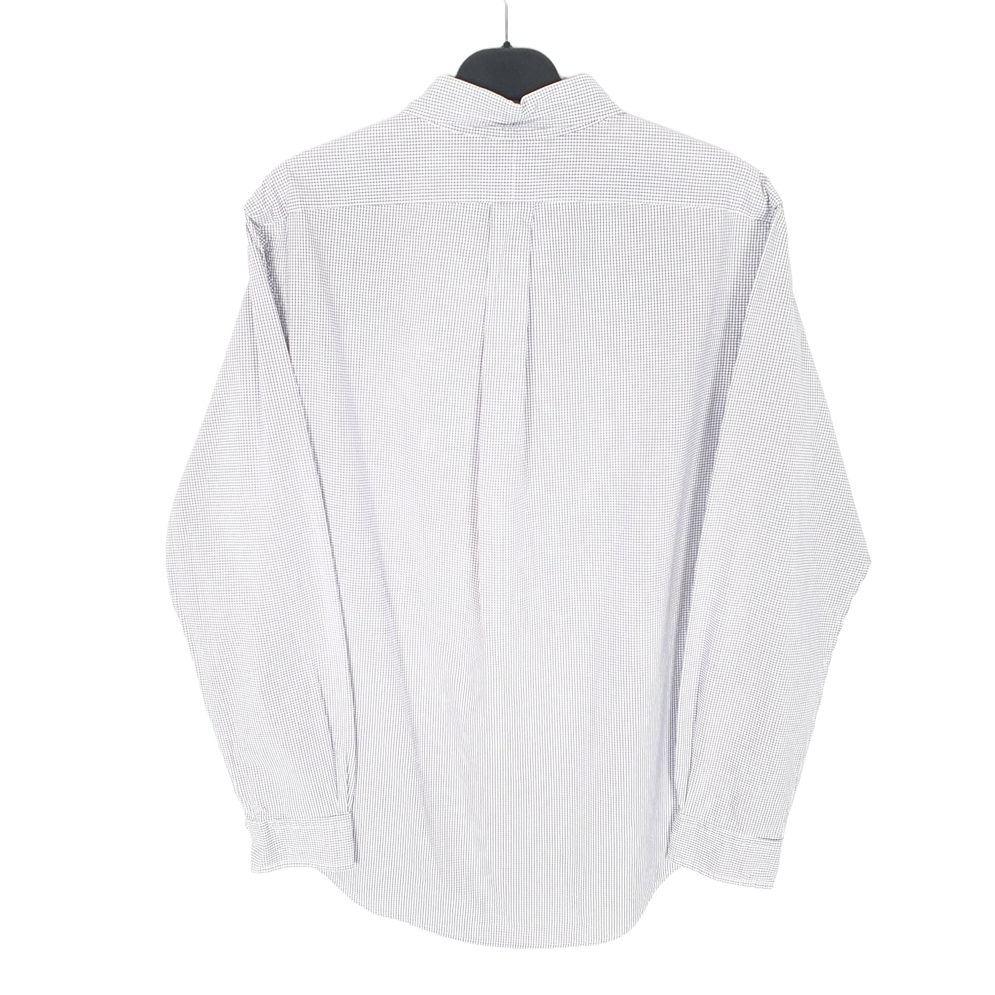 Ralph Lauren Dress Shirt Long Sleeve Custom Fit Check Shirt Blue