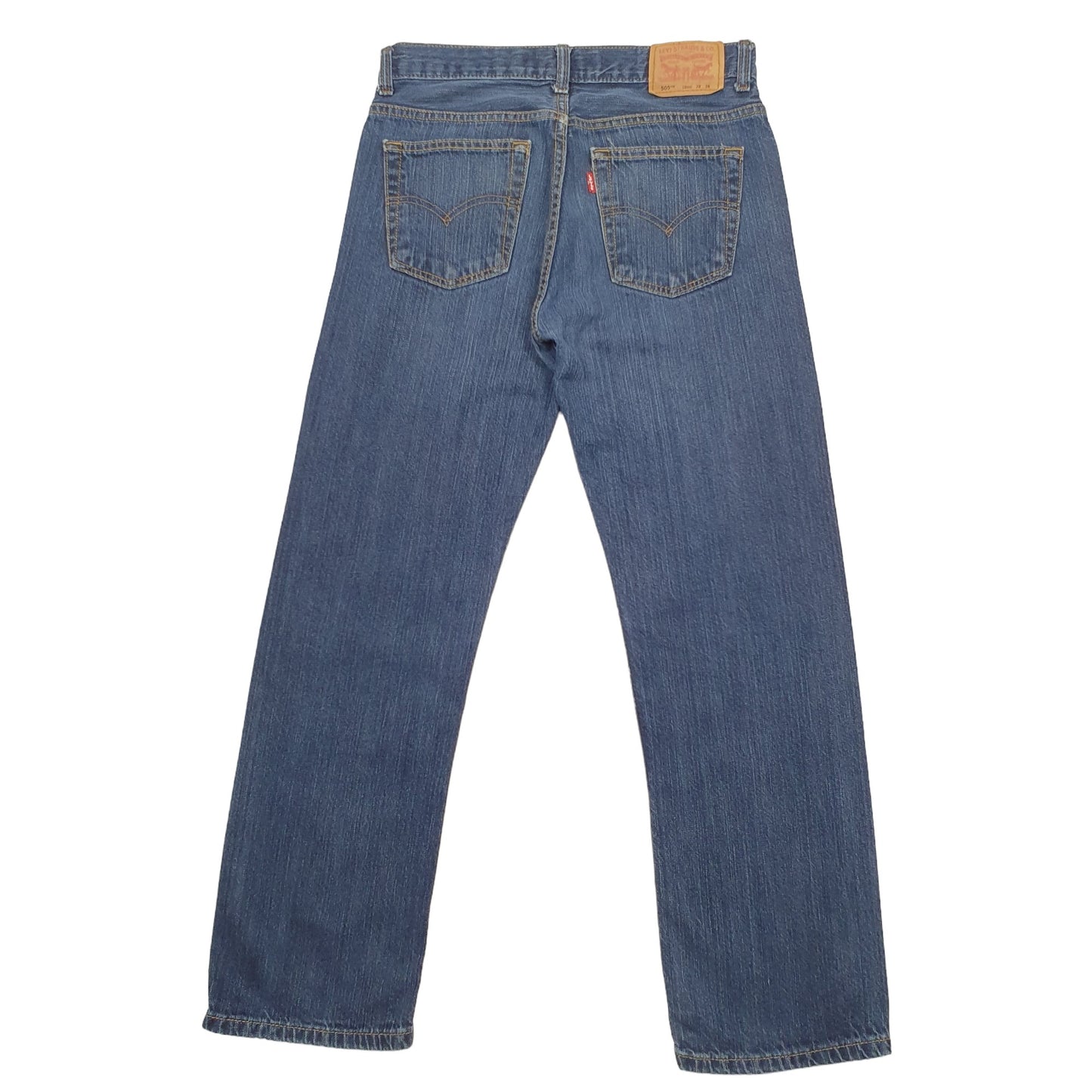 Levis 505 Regular Fit Jeans UK10 Blue