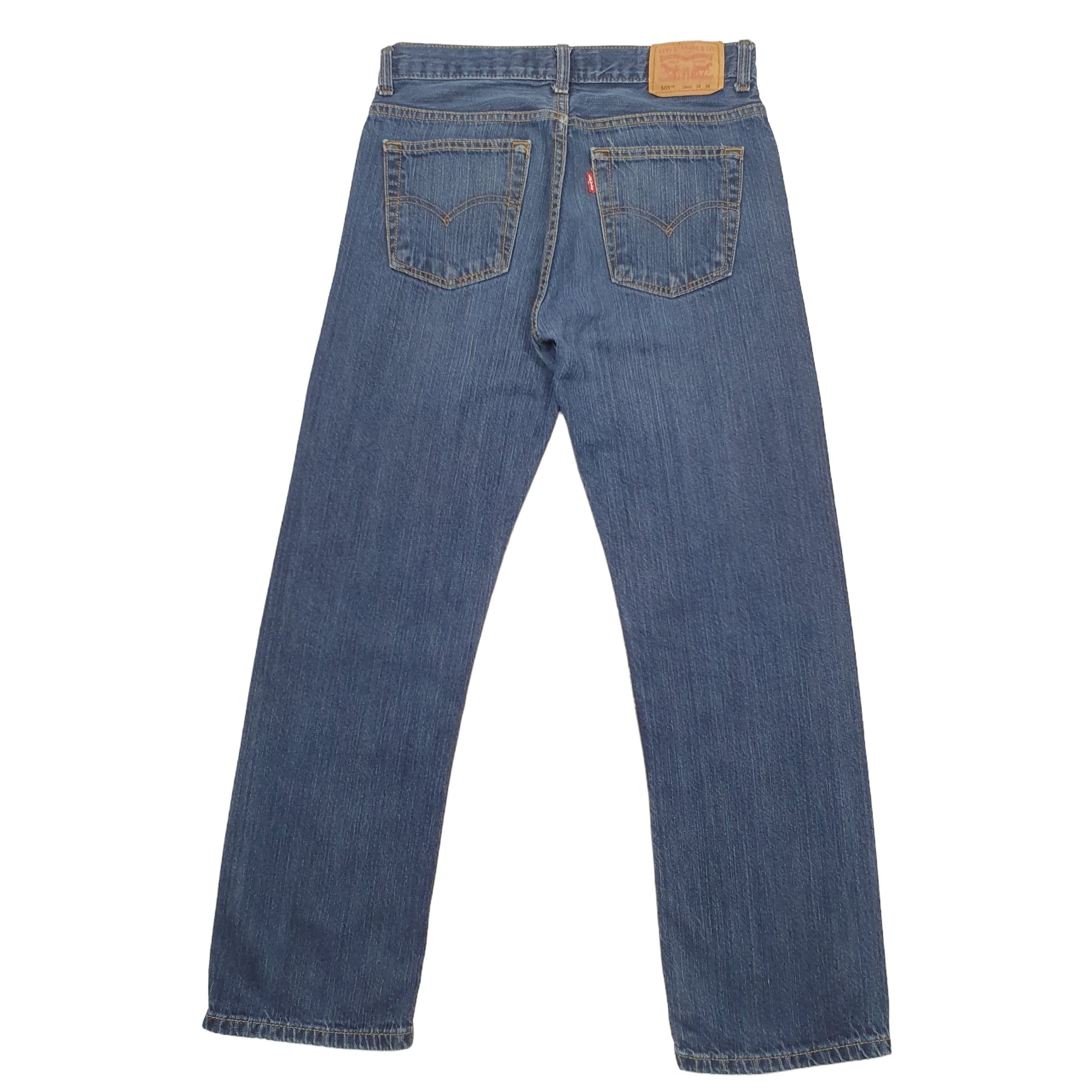 Levis 505 Regular Fit Jeans UK10 Blue