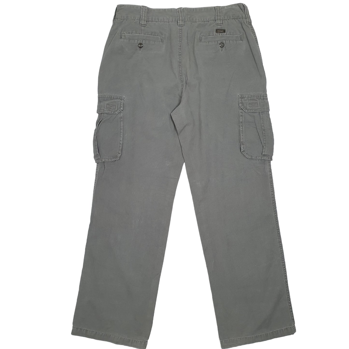 Mens Grey Denver Hayes Combat Pants Cargo Trousers