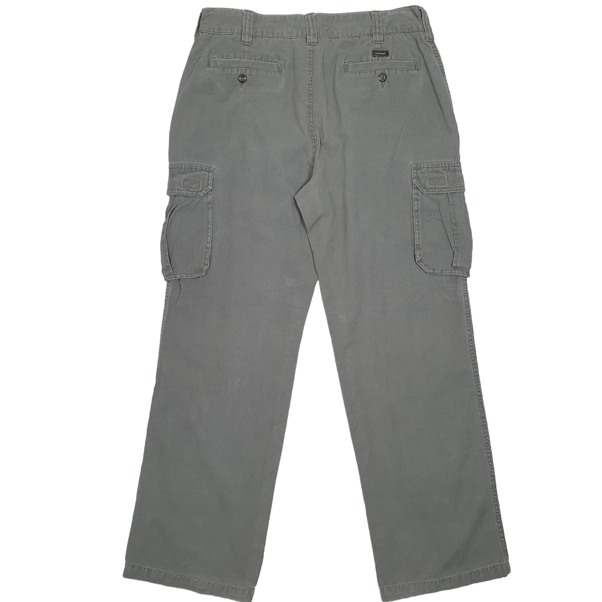 Mens Grey Denver Hayes Combat Pants Cargo Trousers