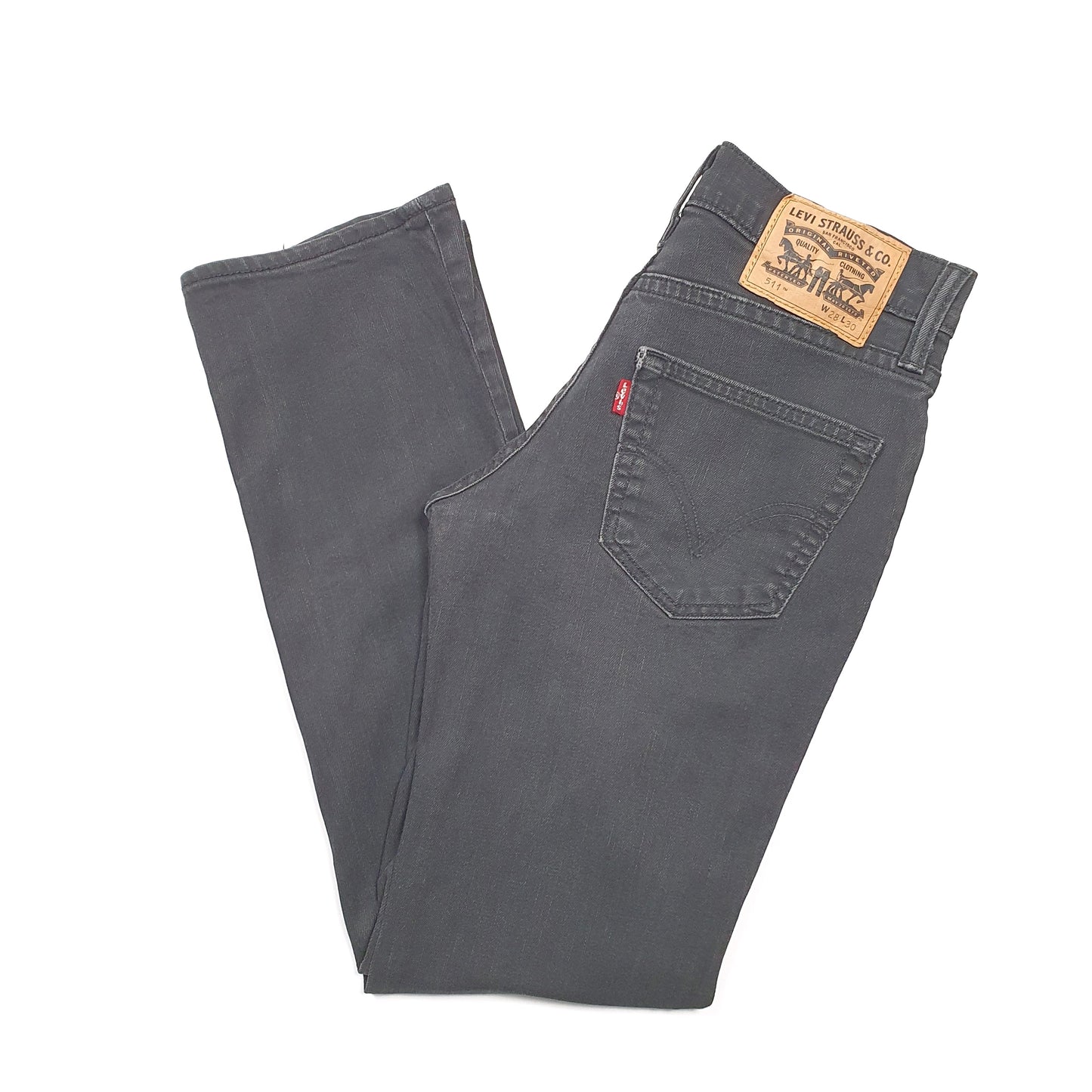 Levis 511 Slim Fit Jeans W28 L28 Black