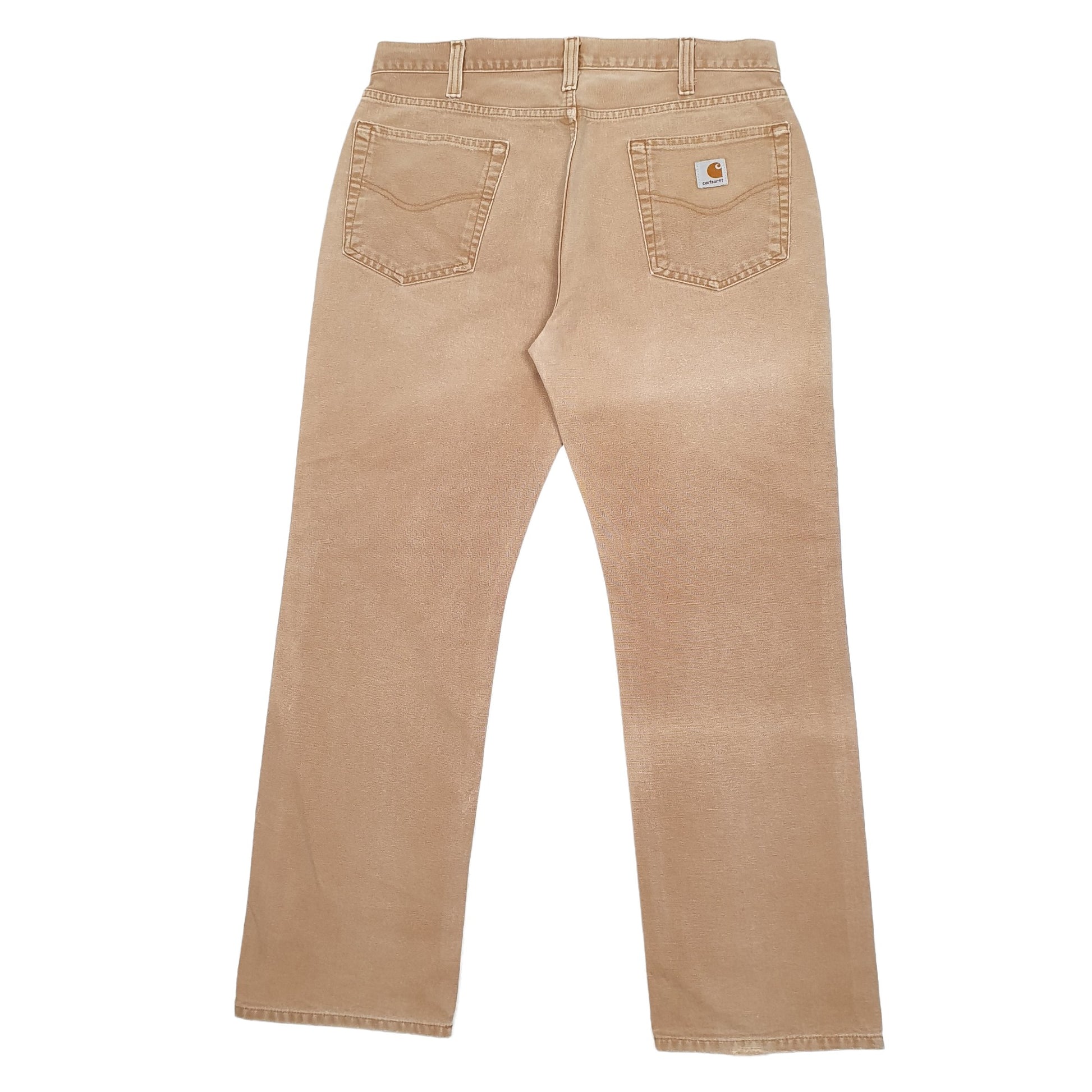 Mens Tan Carhartt  Carpenter JeansW34 L30