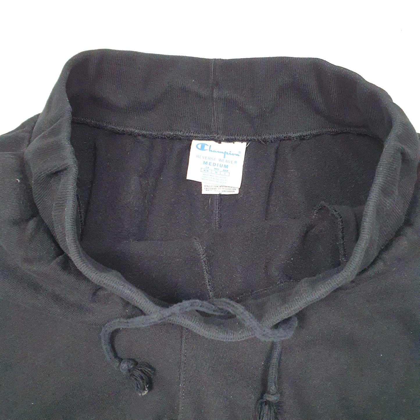 Mens Black Champion Cut Offs workout Gym Reverse Weave Sweat Shorts