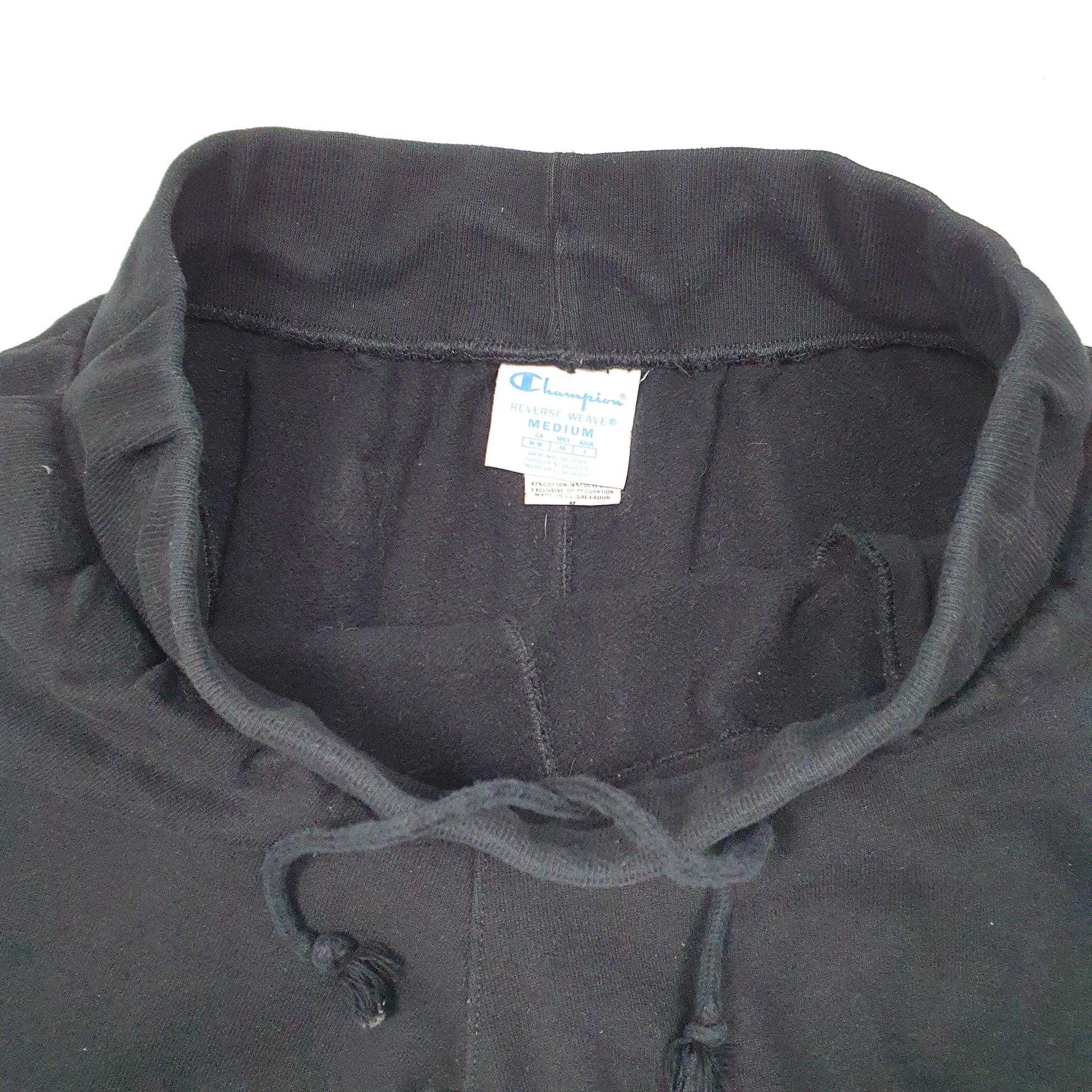 Mens Black Champion Cut Offs workout Gym Reverse Weave Sweat Shorts