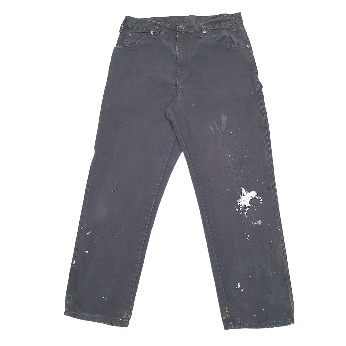 Mens Black Dickies  Carpenter Trousers