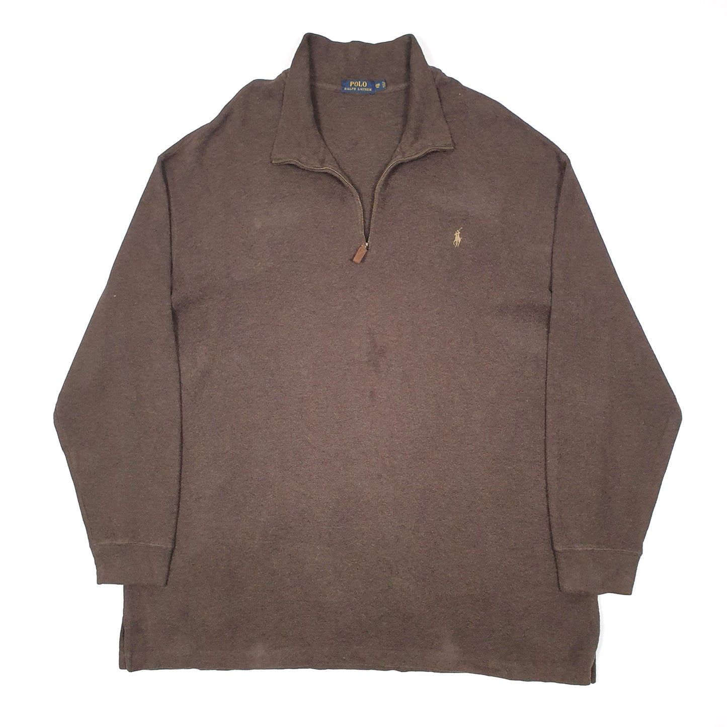 Polo Ralph Lauren Quarter Zip XXXL Brown