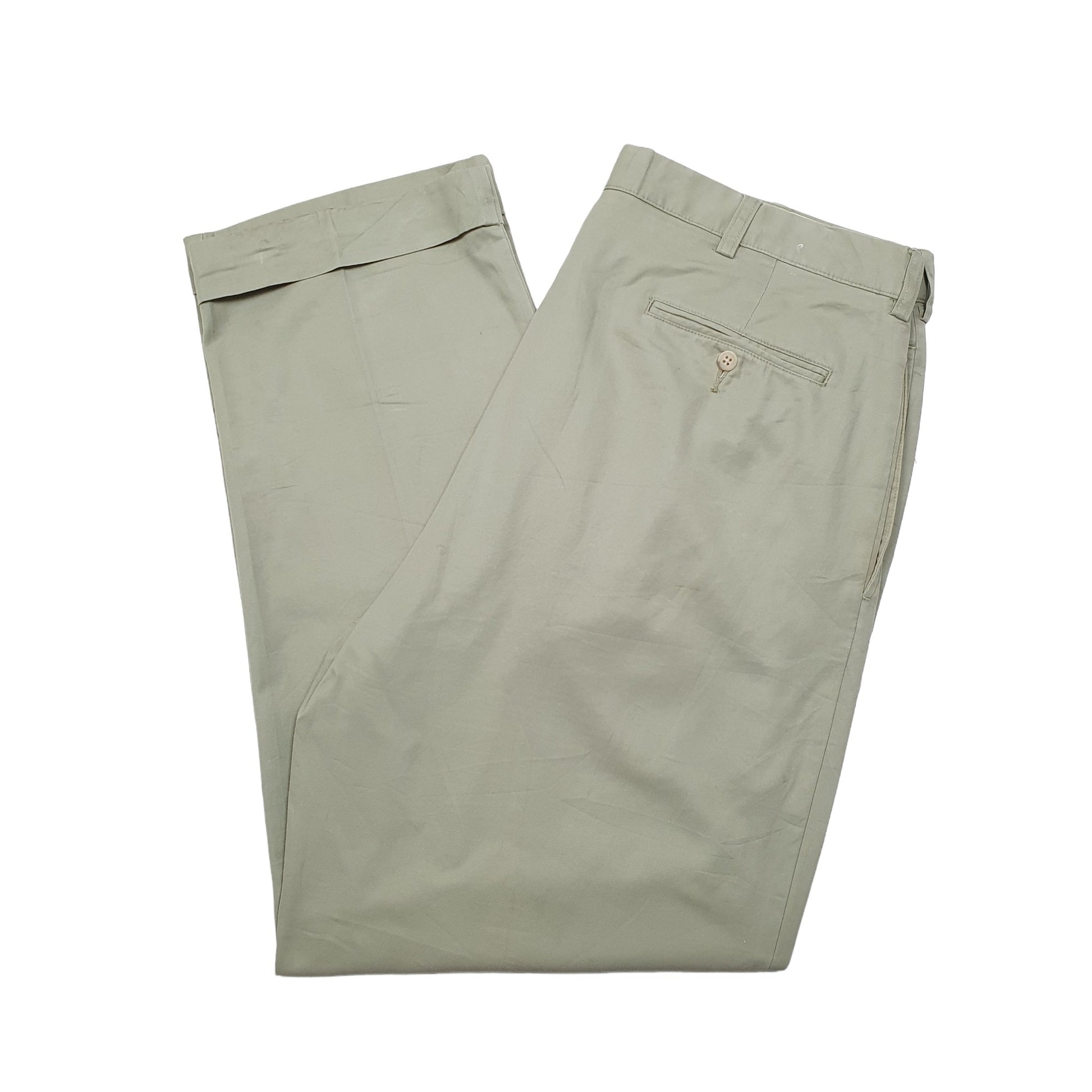 Mens Polo Ralph Lauren Khaki Chino Trousers W38 L30 Khaki