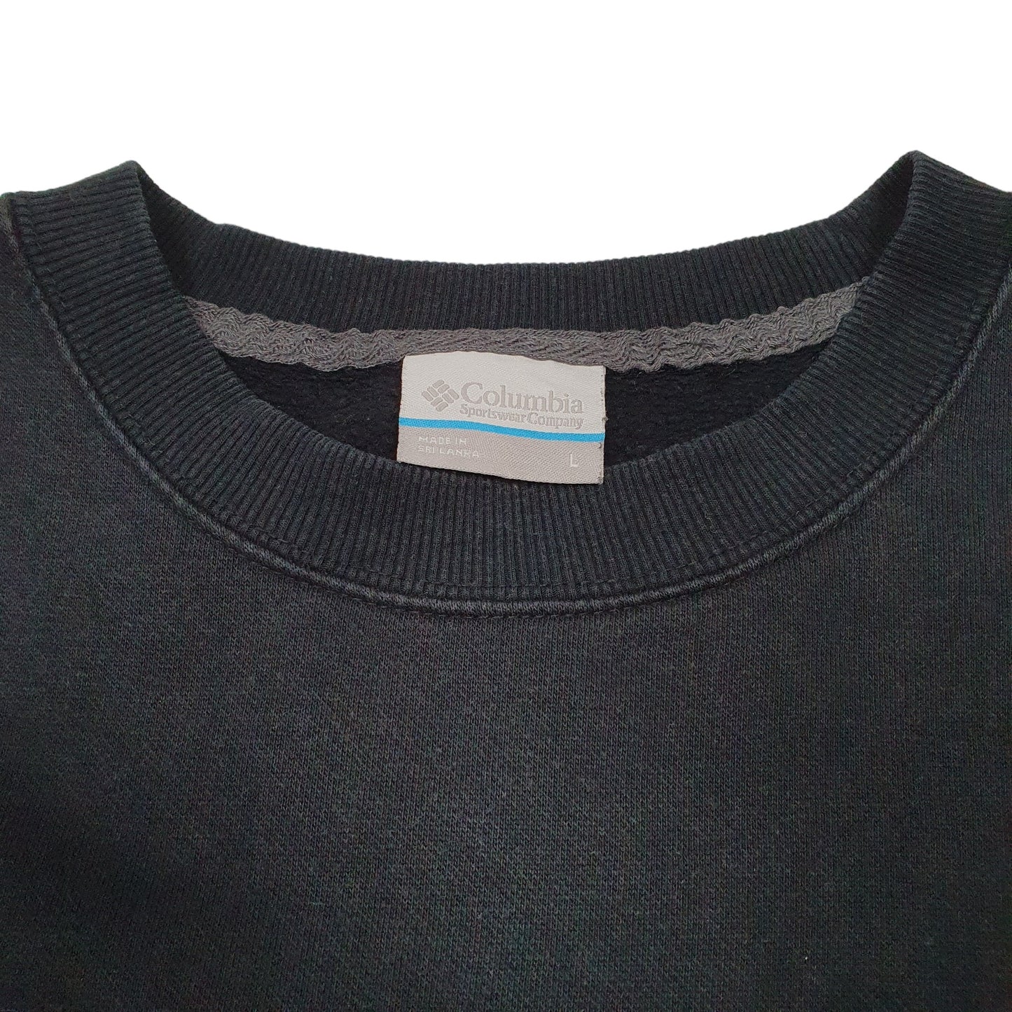 Mens Black Columbia Sportswear Sweatshirt Crewneck Jumper