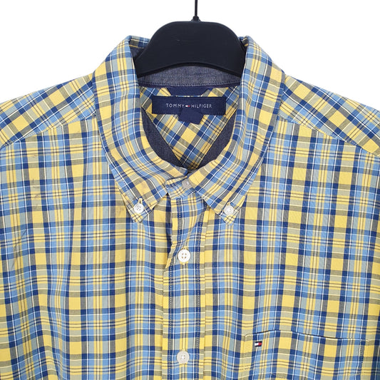 Tommy Hilfiger Long Sleeve Regular Fit Check Shirt Blue