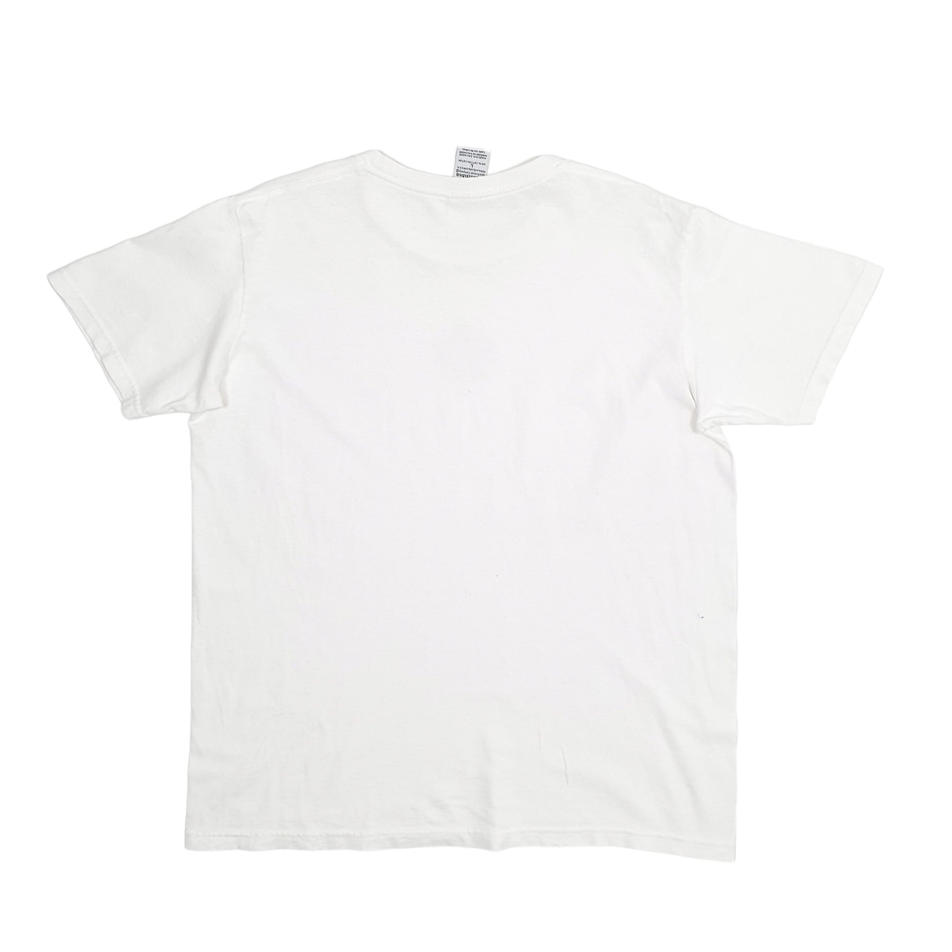 Mens White Columbia Sportswear  Short Sleeve T Shirt