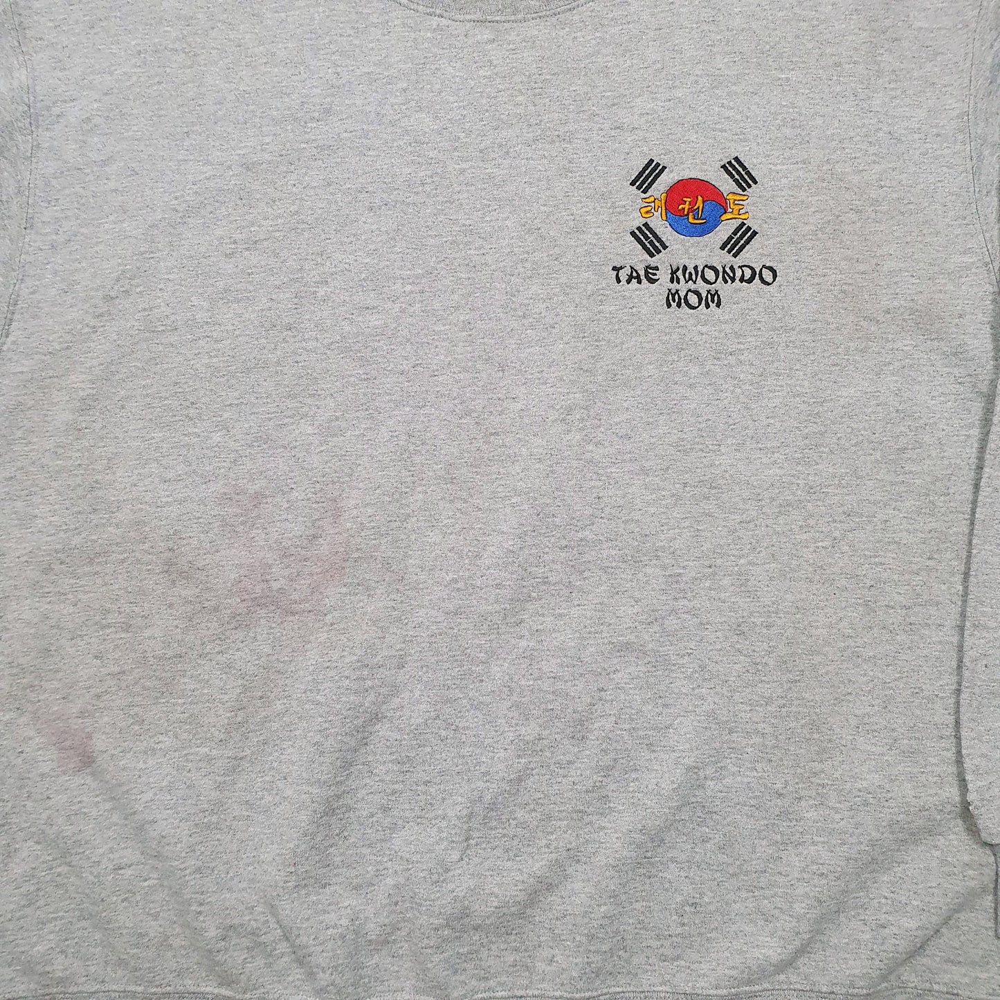 Mens Grey Champion Tae kwondo Mom Eco Crewneck Jumper