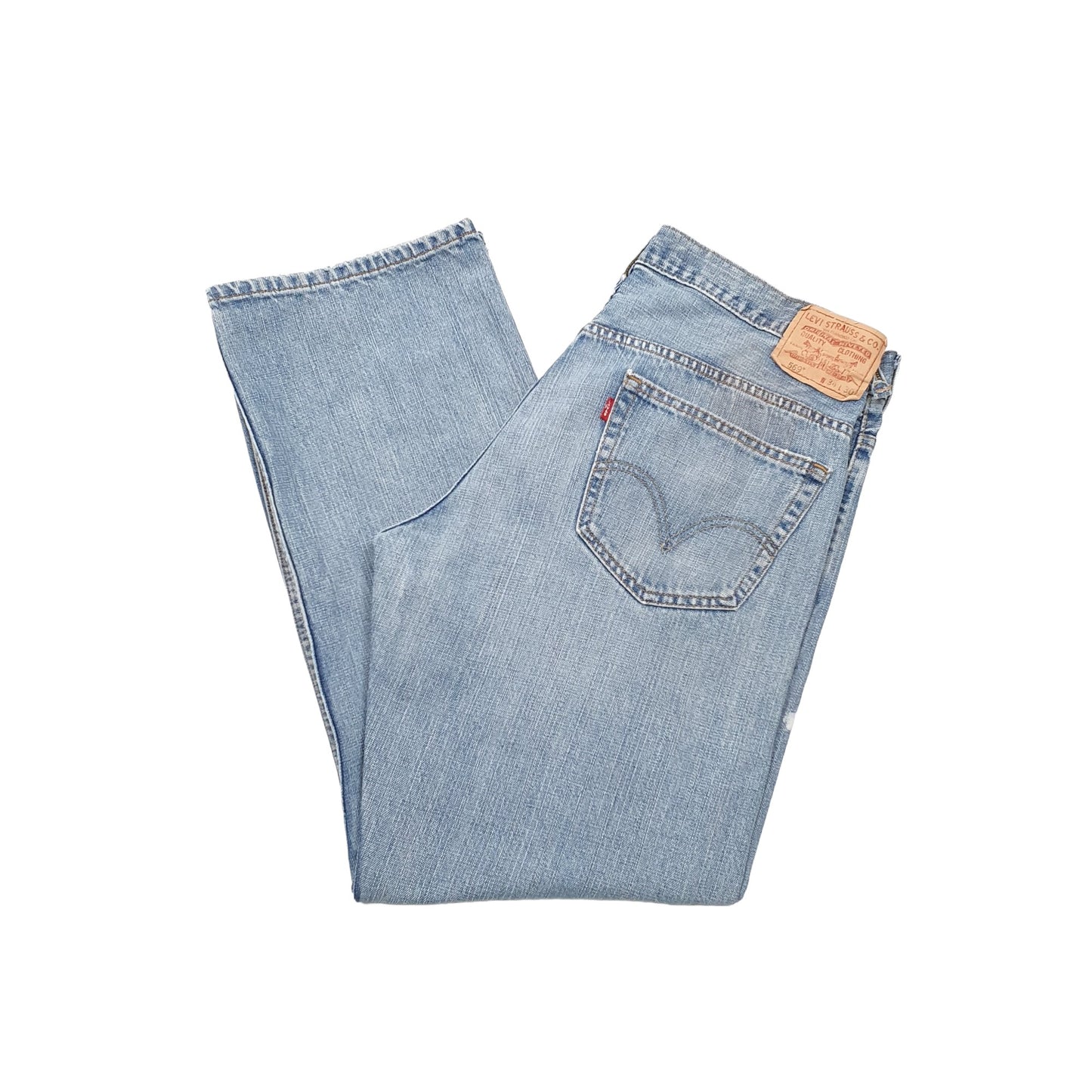 Levis 569 Loose Fit Jeans W34 L30 Blue
