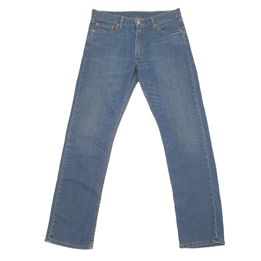 Levis 504 Regular Fit Jeans W33 L32 Blue
