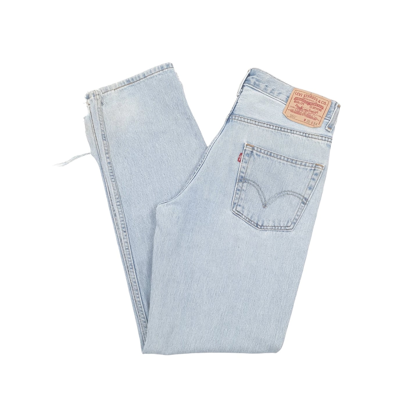 Levis 550 Relaxed Fit Jeans W31 L34 Blue