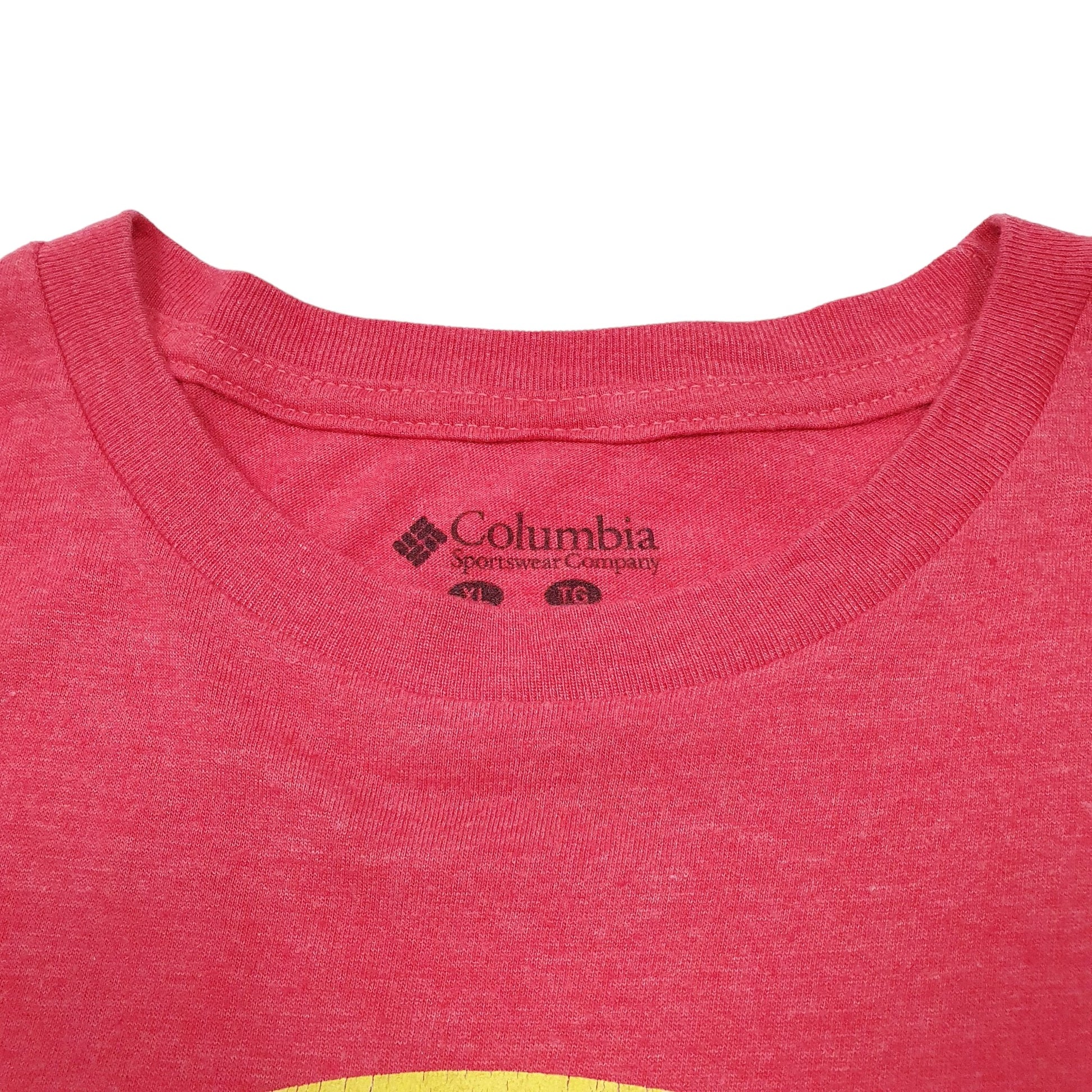 Mens Red Columbia Sportswear Performance Hunting Gear PHG Short Sleeve T Shirt