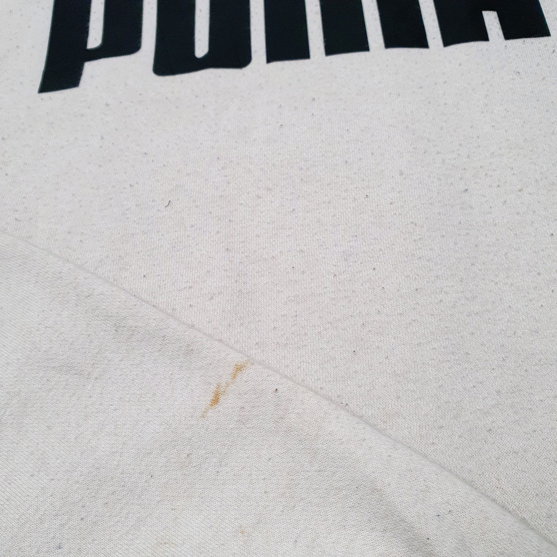 Mens Cream Puma  Hoodie Jumper