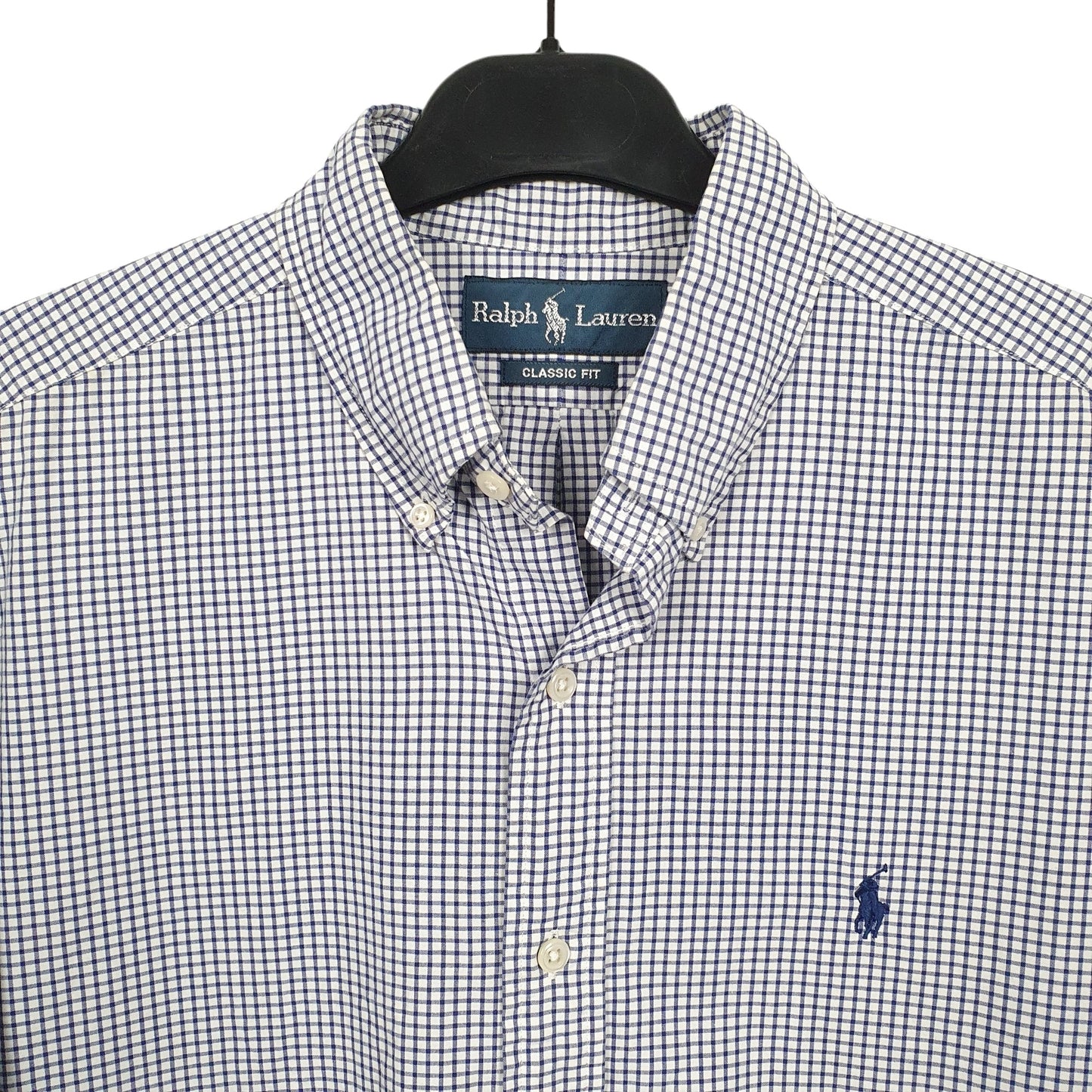 Ralph Lauren Long Sleeve Regular Fit Check Shirt Blue