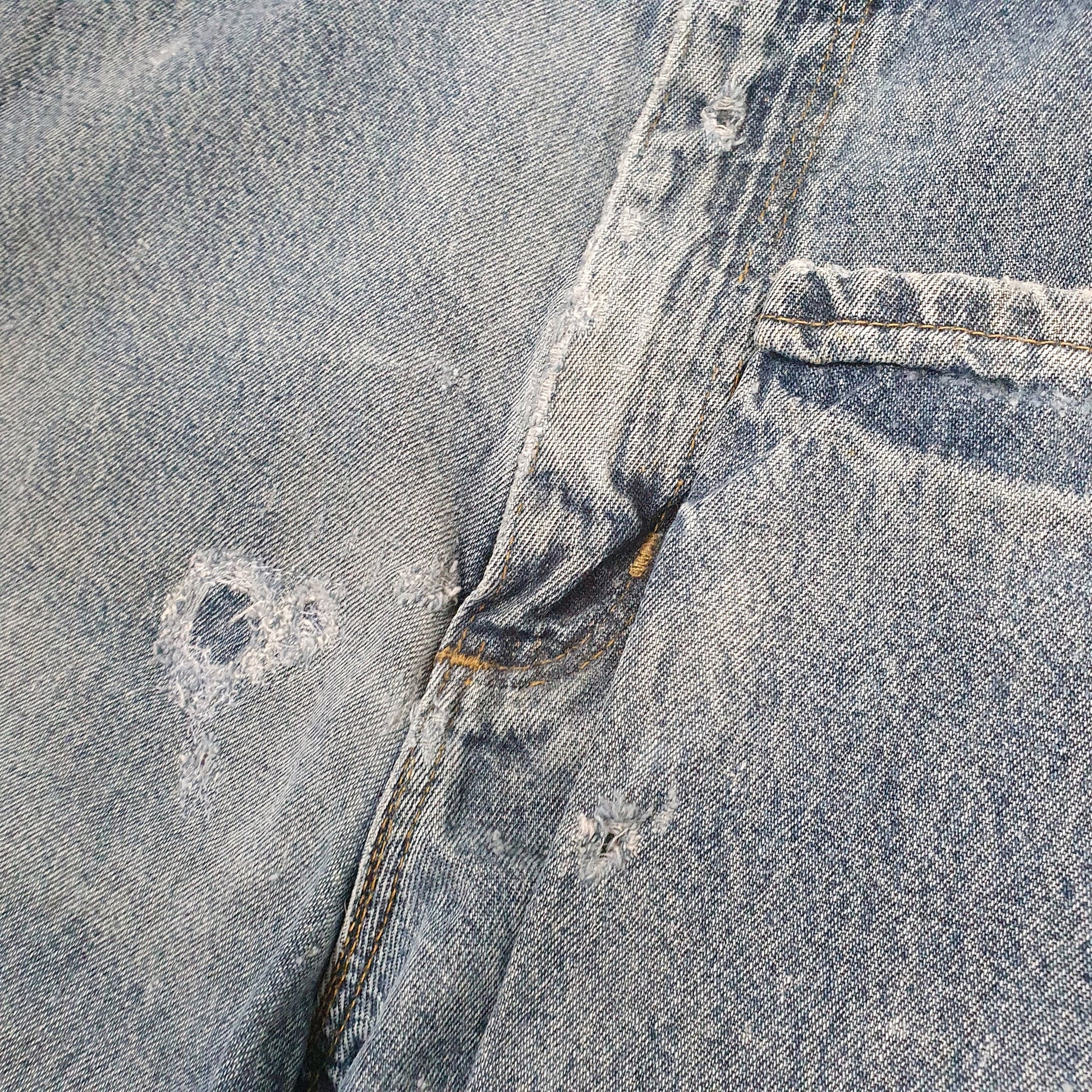 Carhartt Casual Loose Fit Carpenter Jeans W34 L28 Blue