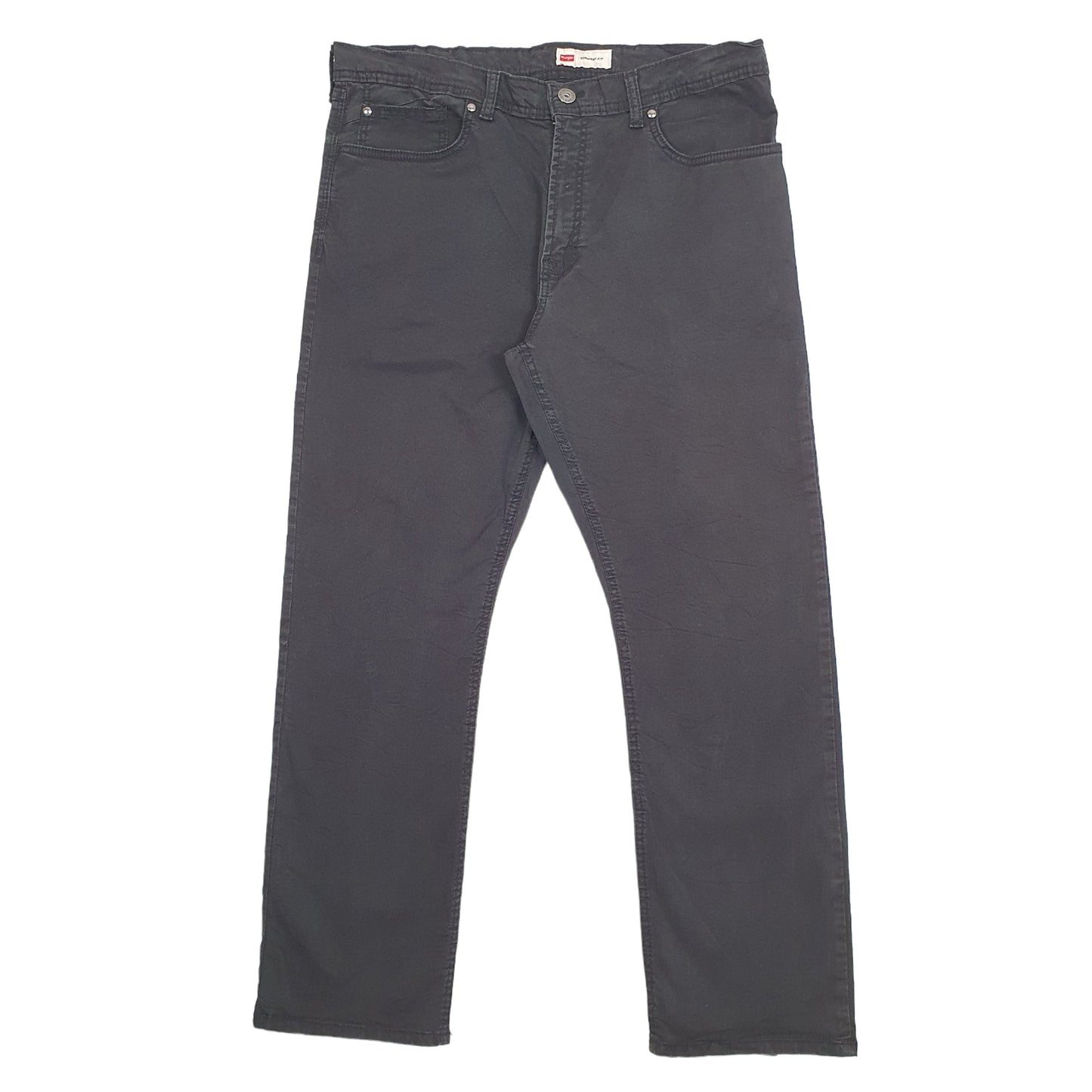 Wrangler Regular Straight Fit Jeans W36 L30 Black