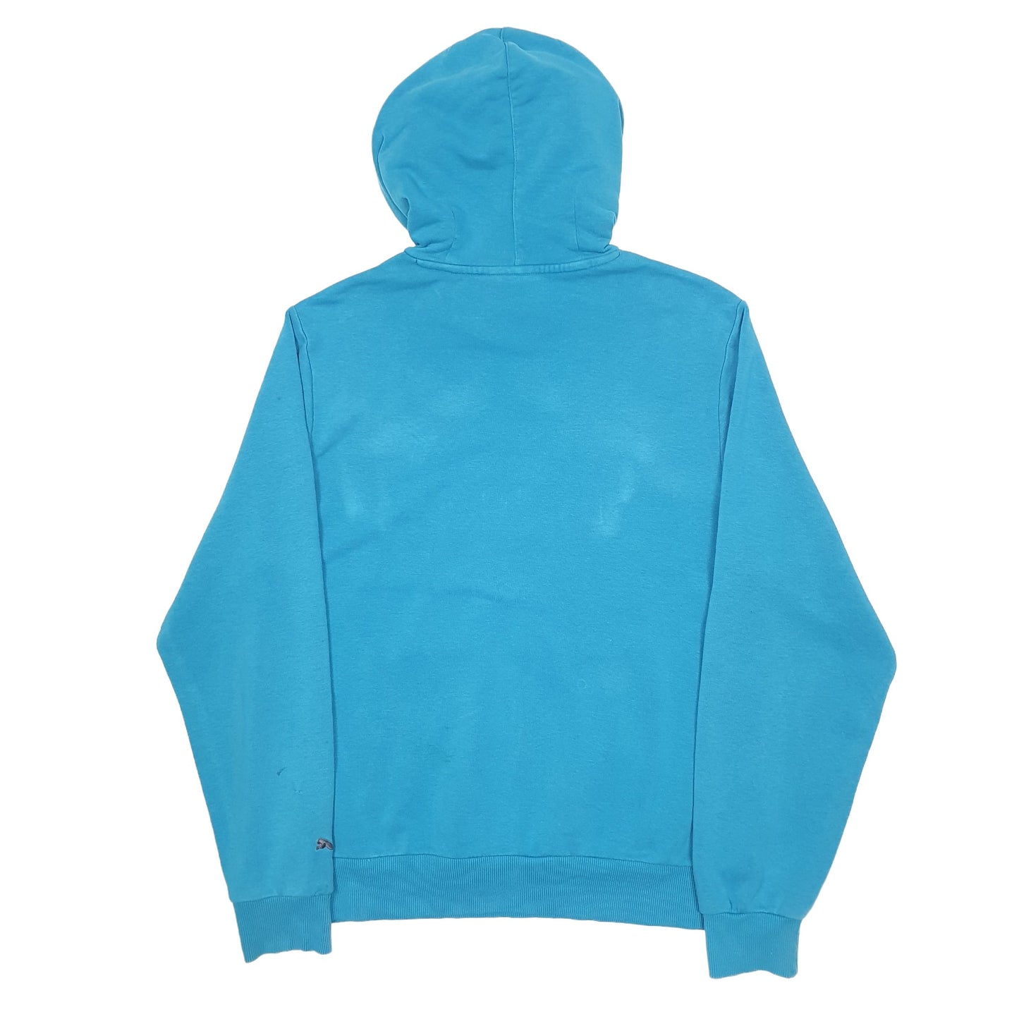 Mens Blue Puma Spellout Hoodie Jumper